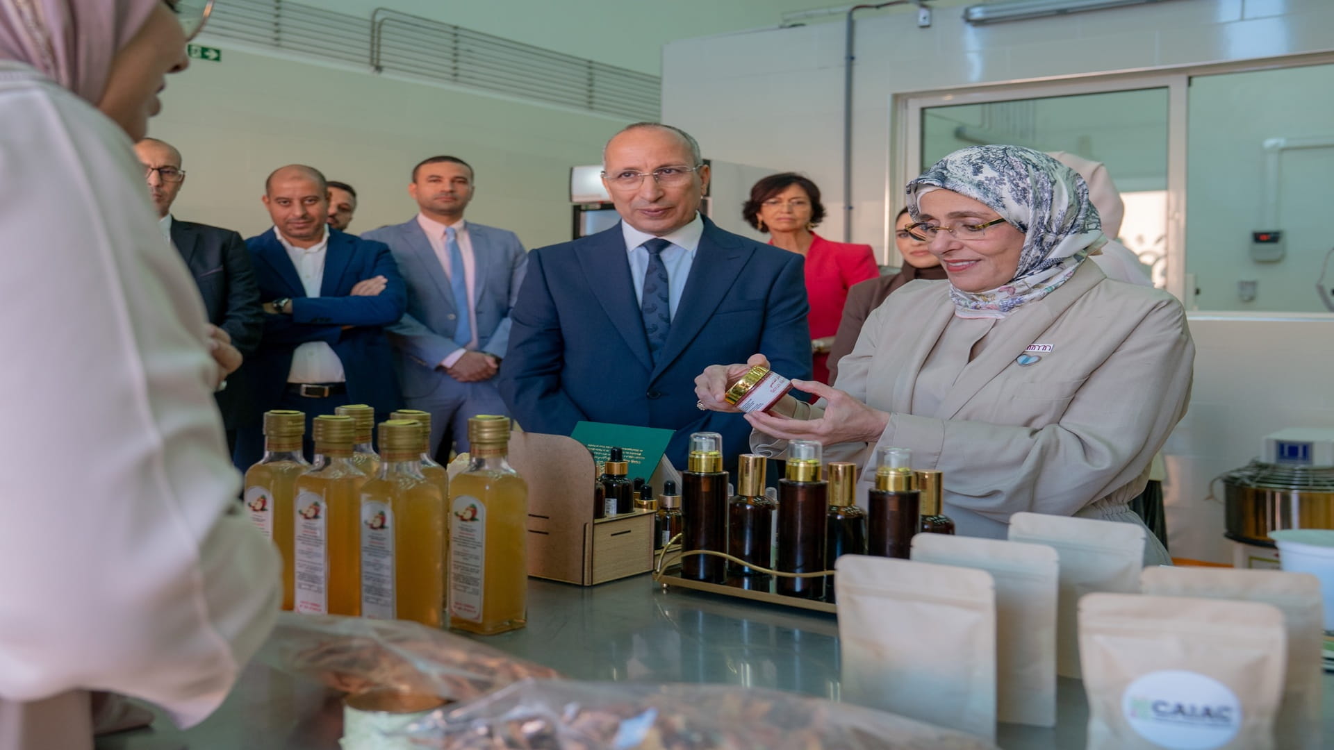 During Her Highness visit