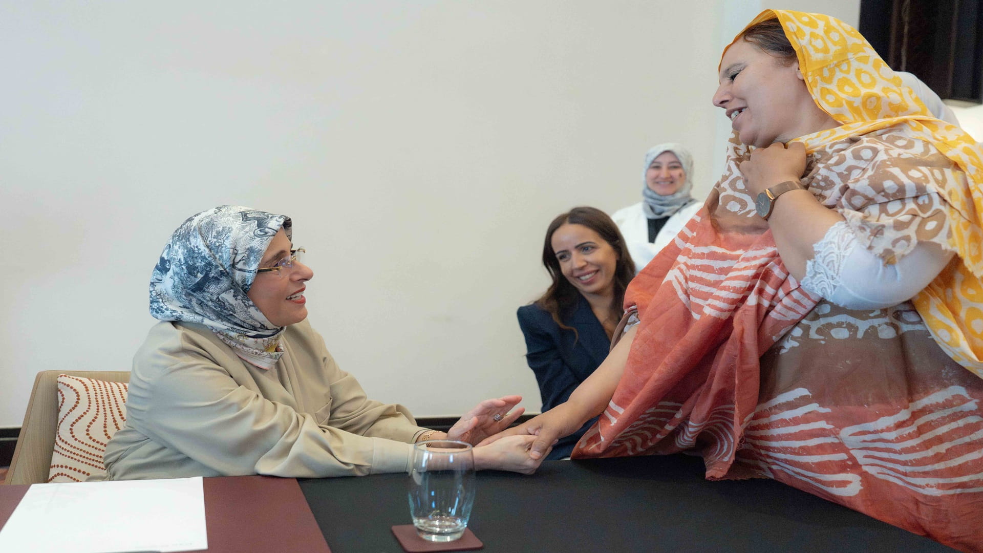 Shiekha Jawaher meets Morocan women