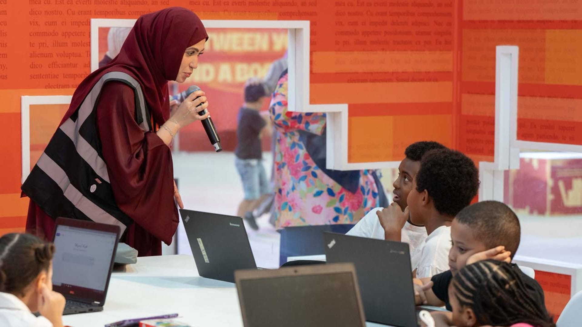 Students explore AI creativity at SIBF 2025