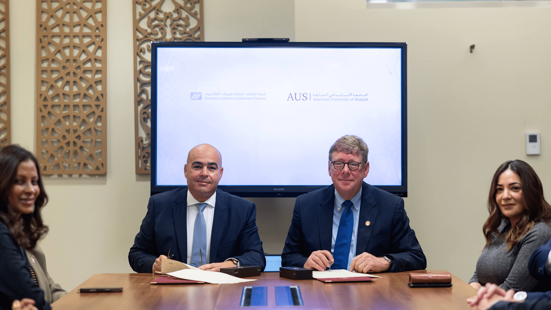 AUS, ECCF sign MoU to fortify academia and industry partnership 