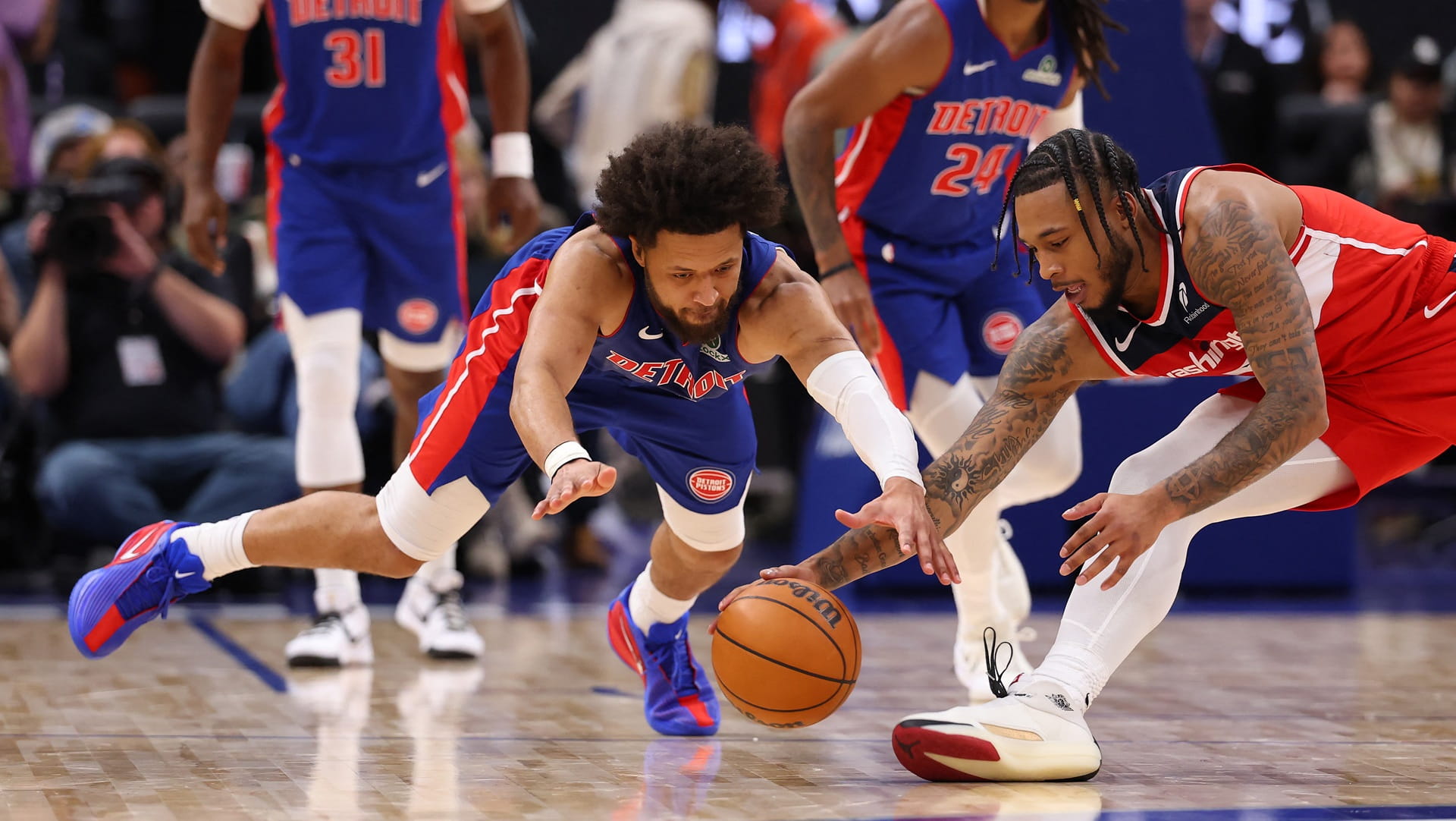  كانينغهام يقود ديترويت للفوز على واشنطن ويزاردز في الـNBA  