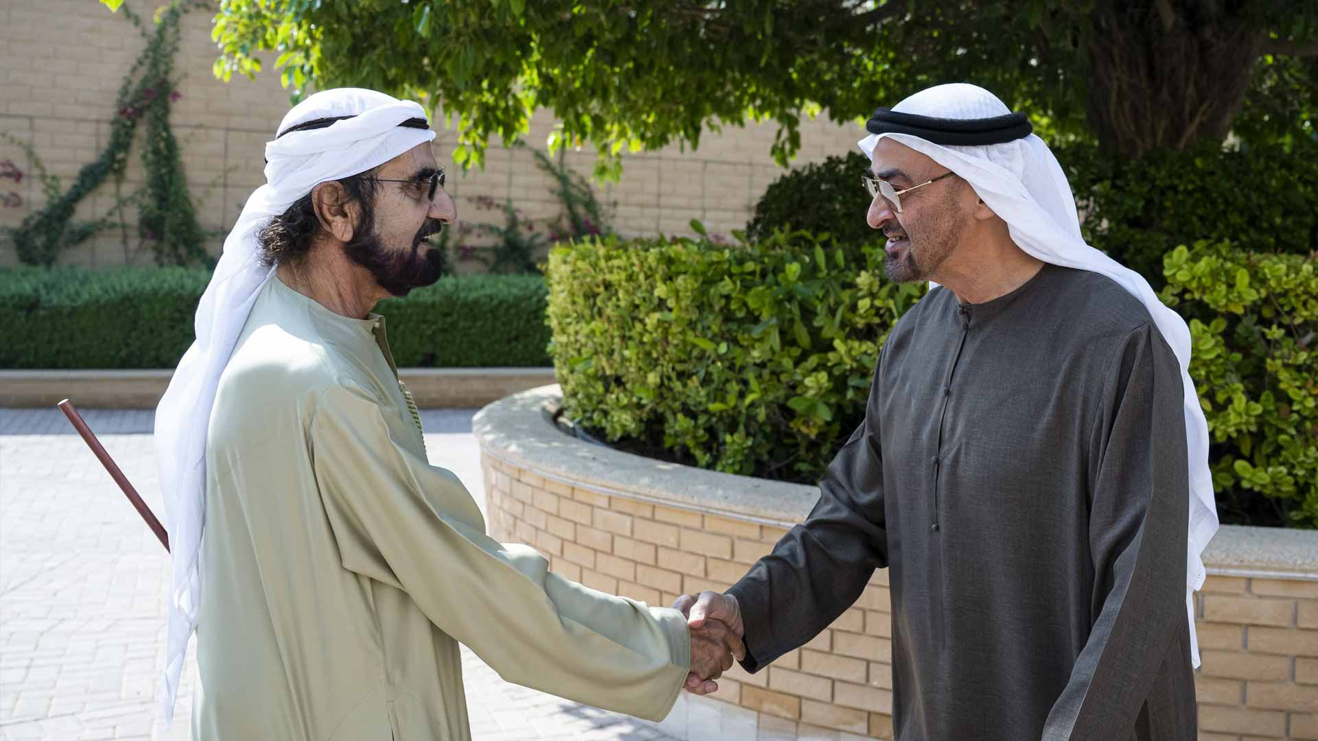 محمد بن زايد ومحمد بن راشد يؤكدان عمق العلاقات الأخوية