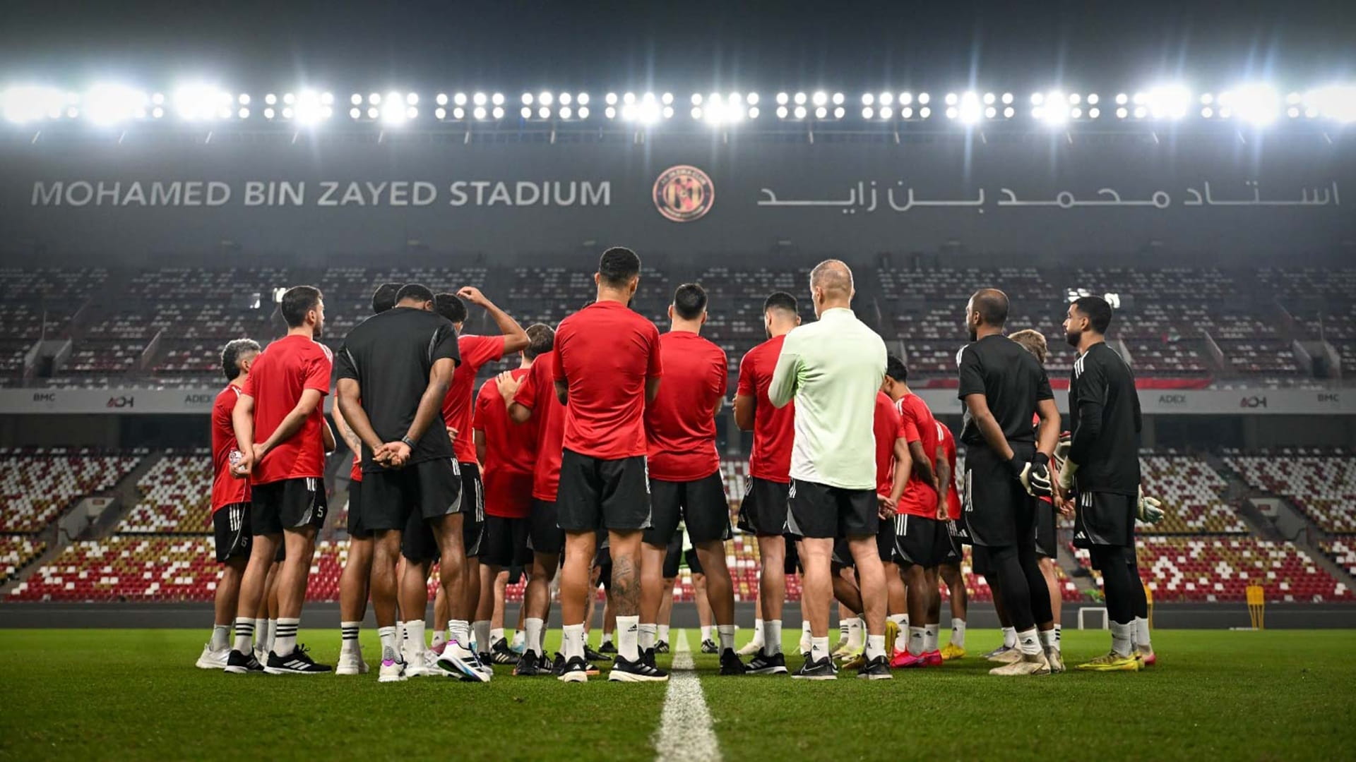 Hamdan bin Mubarak oversees UAE team training ahead of Iraq match