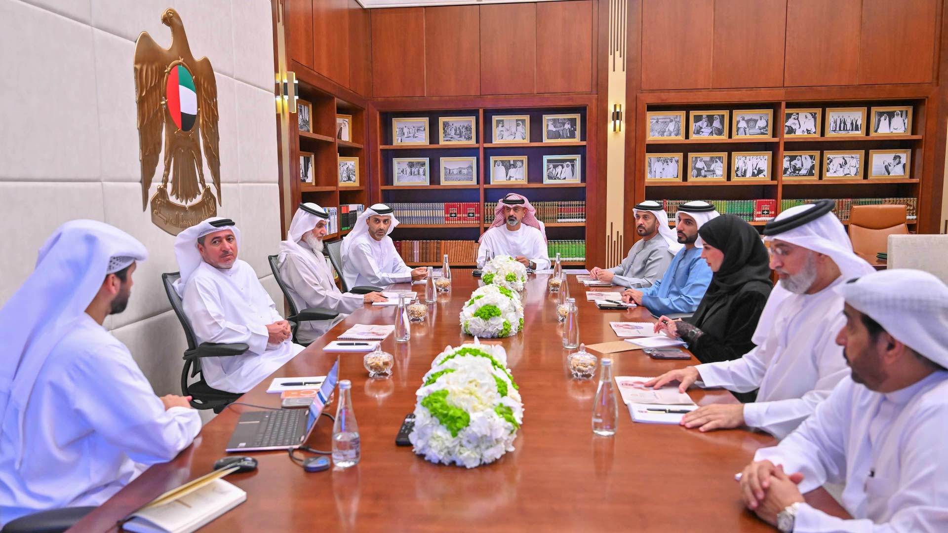 Ajman CP chairs Humaid bin Rashid Al Nuaimi Foundation meeting