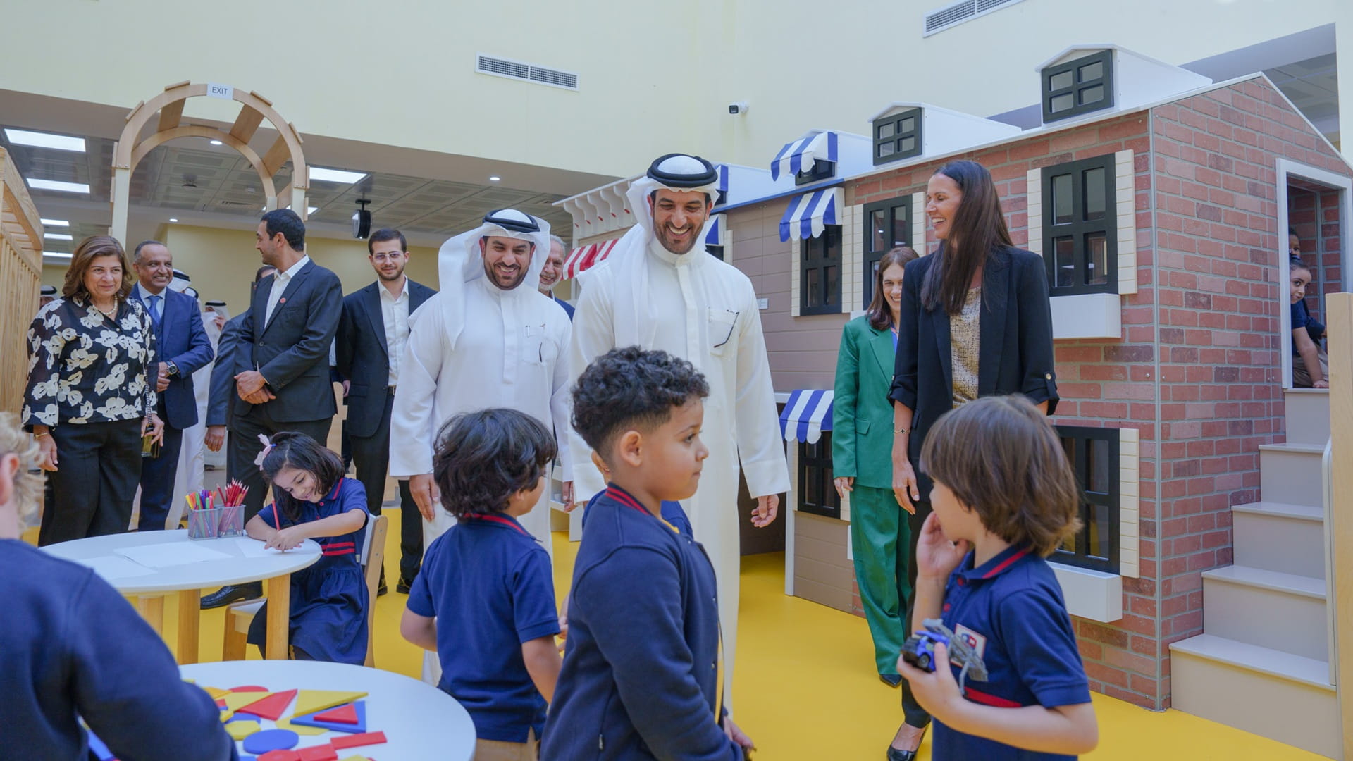 During the inauguration