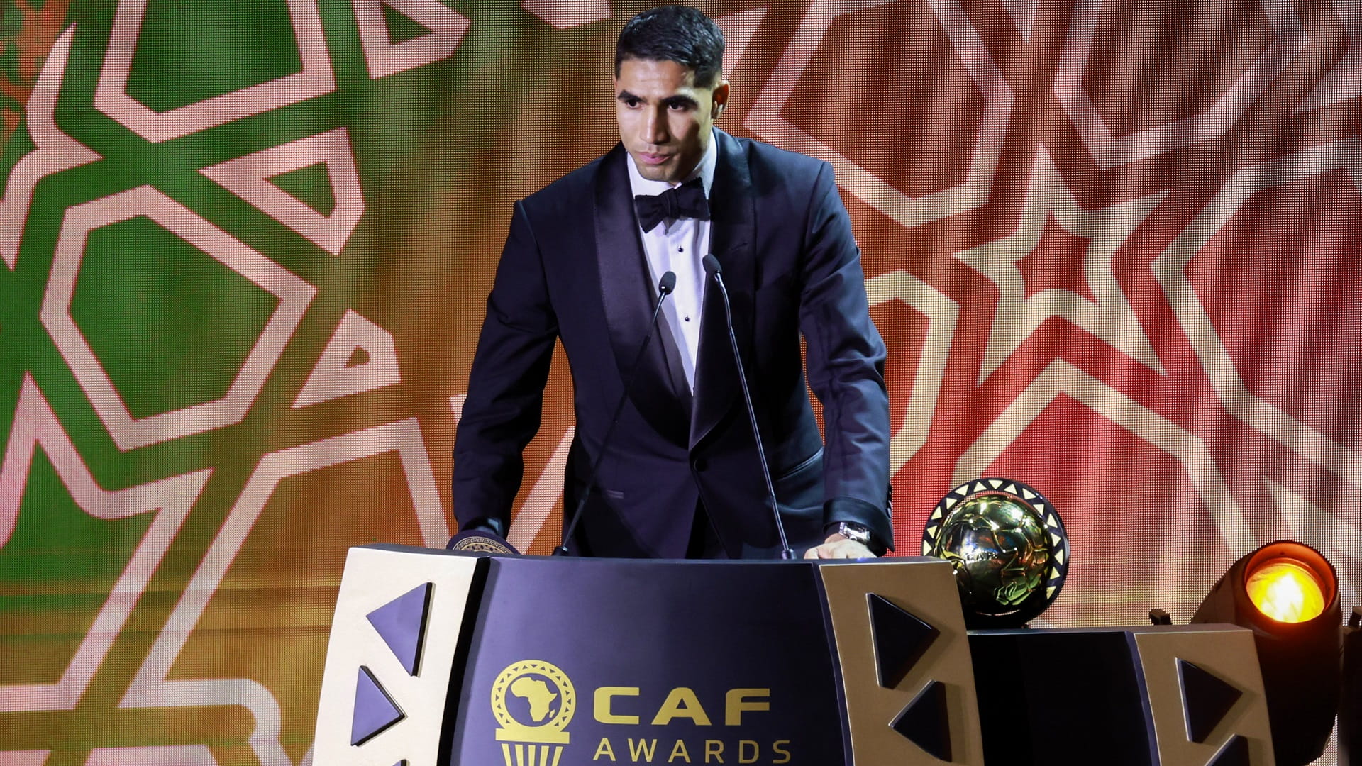 صورة بعنوان: المغربي أشرف حكيمي أفضل لاعب في إفريقيا للعام 2025 
