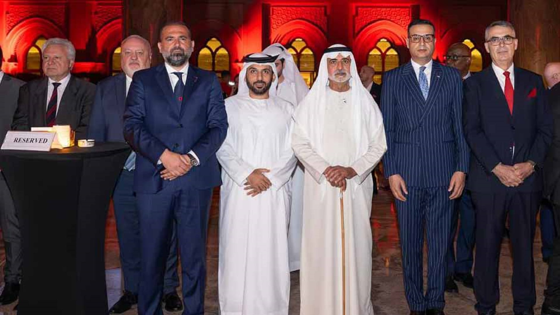 Nahyan bin Mubarak attends Albania national day reception