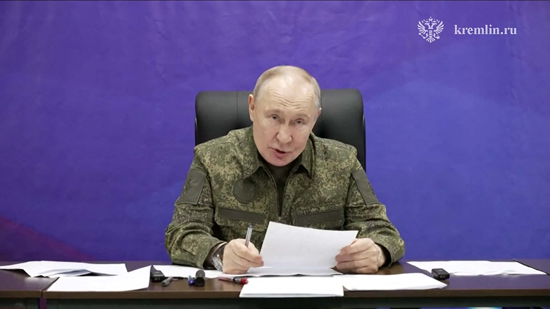 Putin: Russia “ready” if Europe wants war