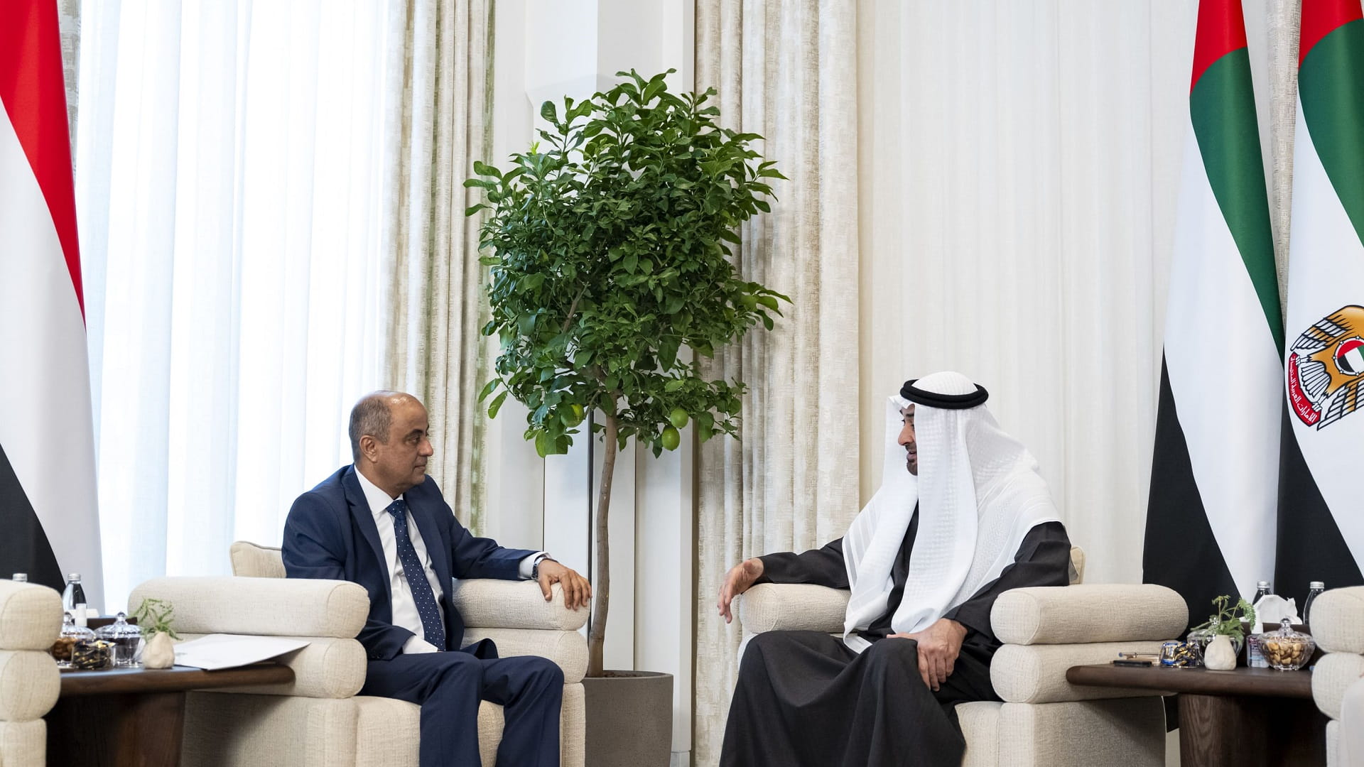 UAE President, Yemeni PM discuss ways to enhance bilateral ties