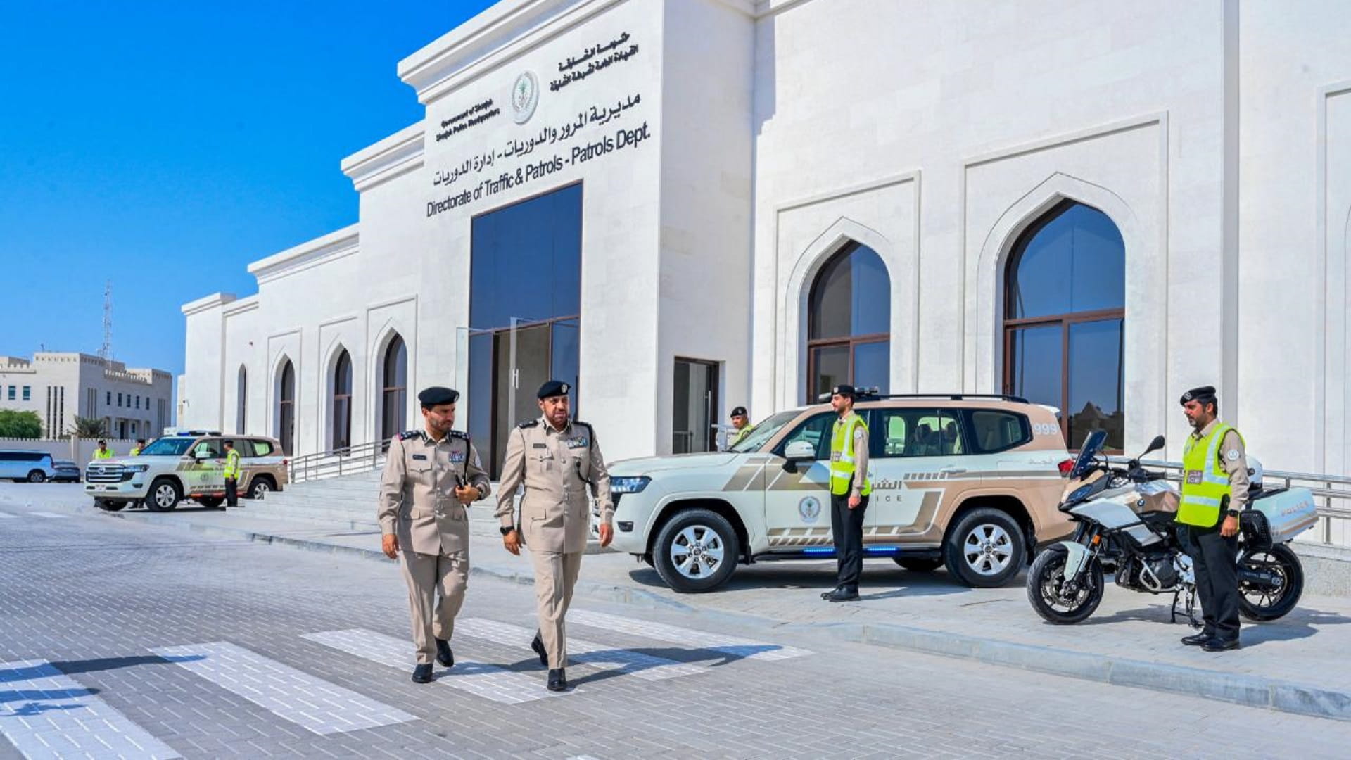 القائد العام لشرطة الشارقة يدشن مبنى إدارة الدوريات في الرمثاء