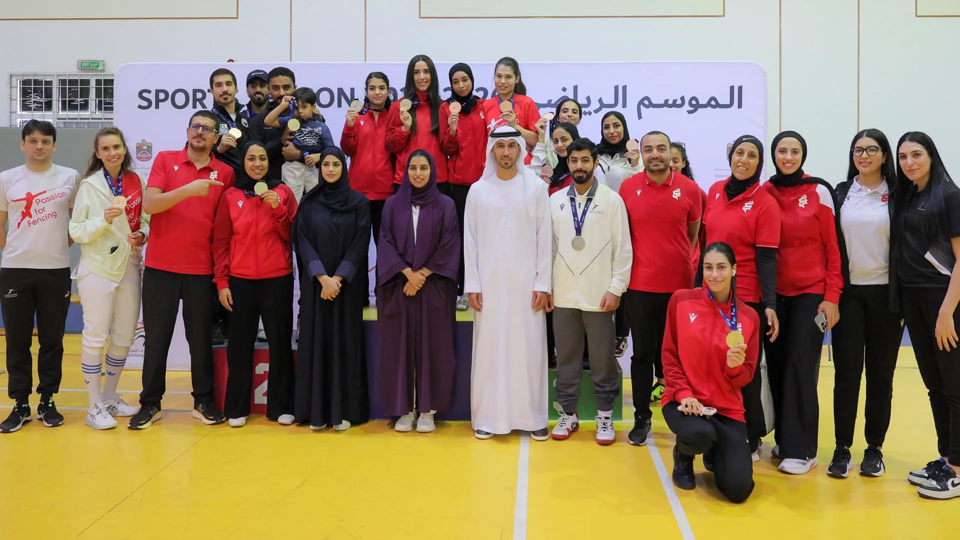 Sharjah fencers shine with 11 medals at UAE Cup