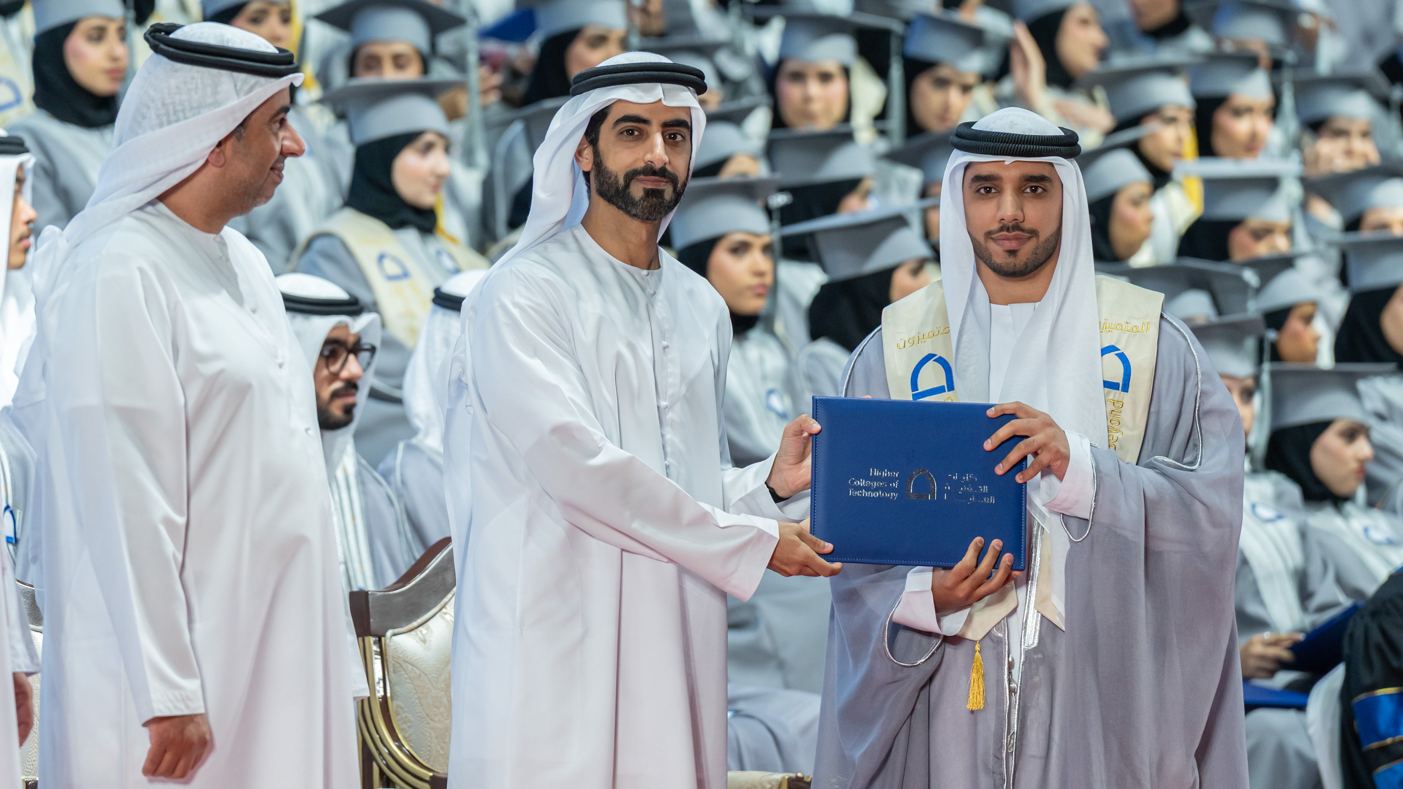 سالم بن عبد الرحمن ومحمد بن حميد يشهدان تخريج طلبة كليات التقنية