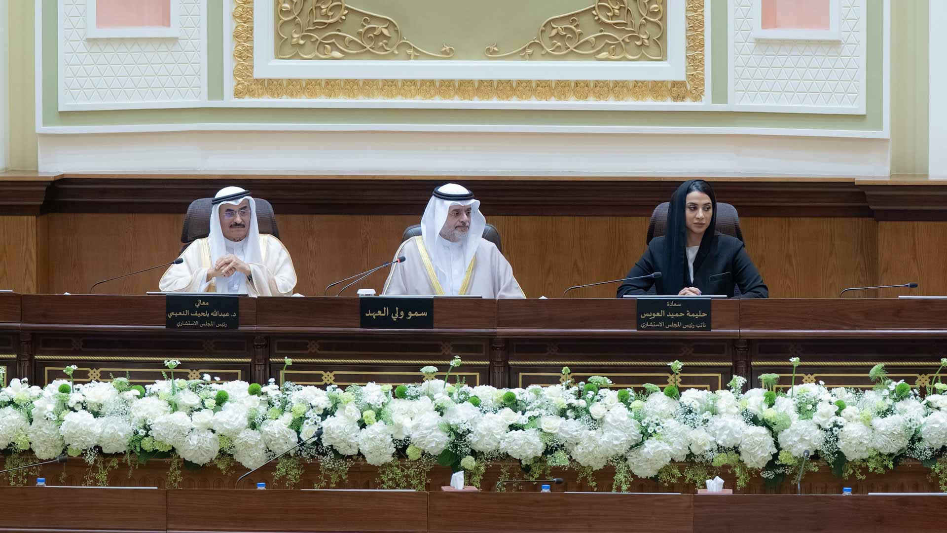 ولي عهد الشارقة يفتتح دور الانعقاد الثالث للمجلس الاستشاري 