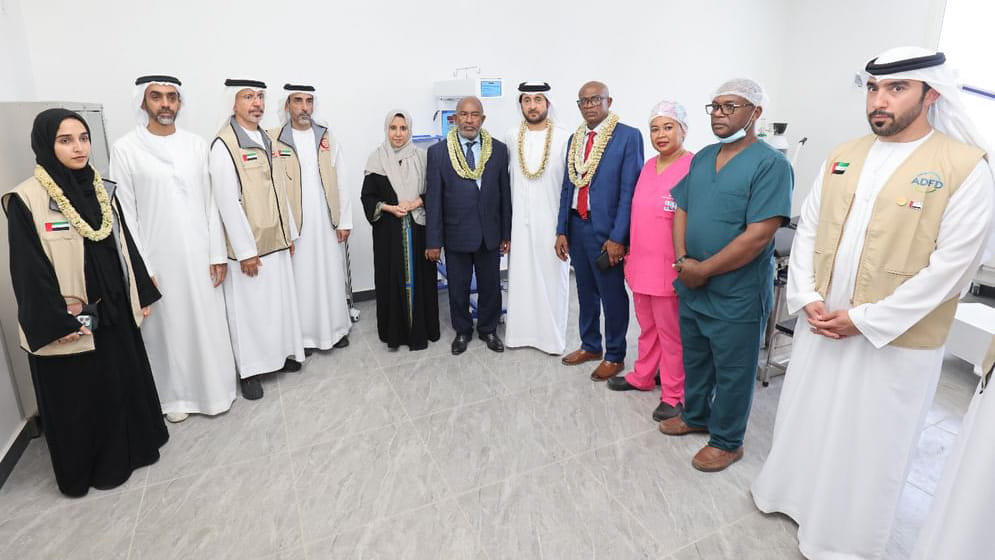 الهلال يفتتح مشاريع "أم الإمارات" الصحية بأنجوان في جزر القمر