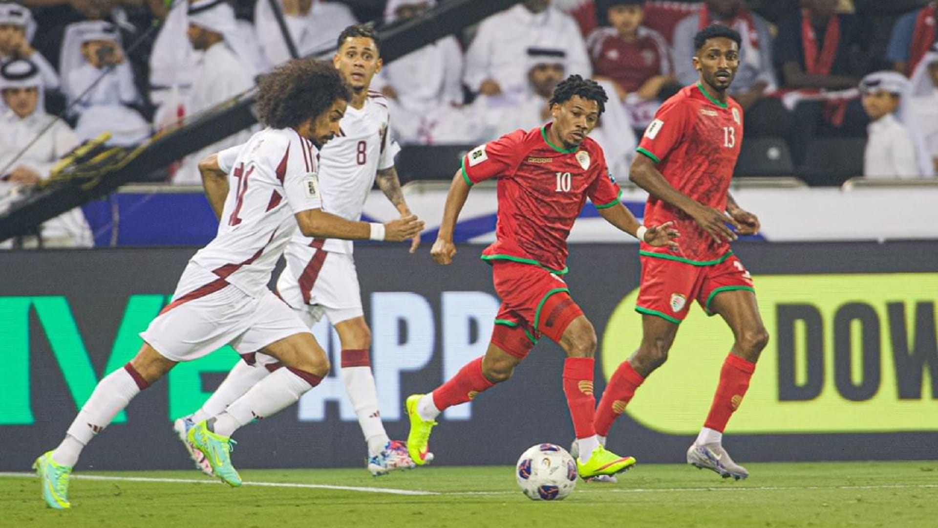التعادل يحسم مباراة عُمان وقطر في الملحق الآسيوي المؤهل للمونديال 