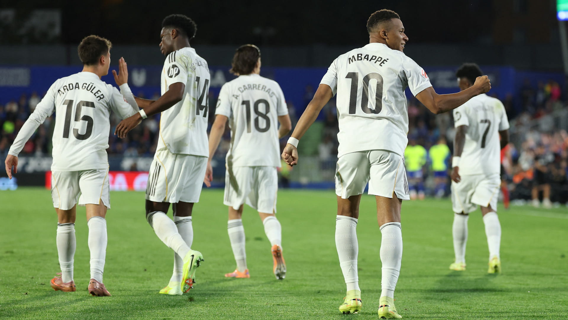 مبابي يقود ريال مدريد لتخطي خيتافي في الدوري الإسباني 