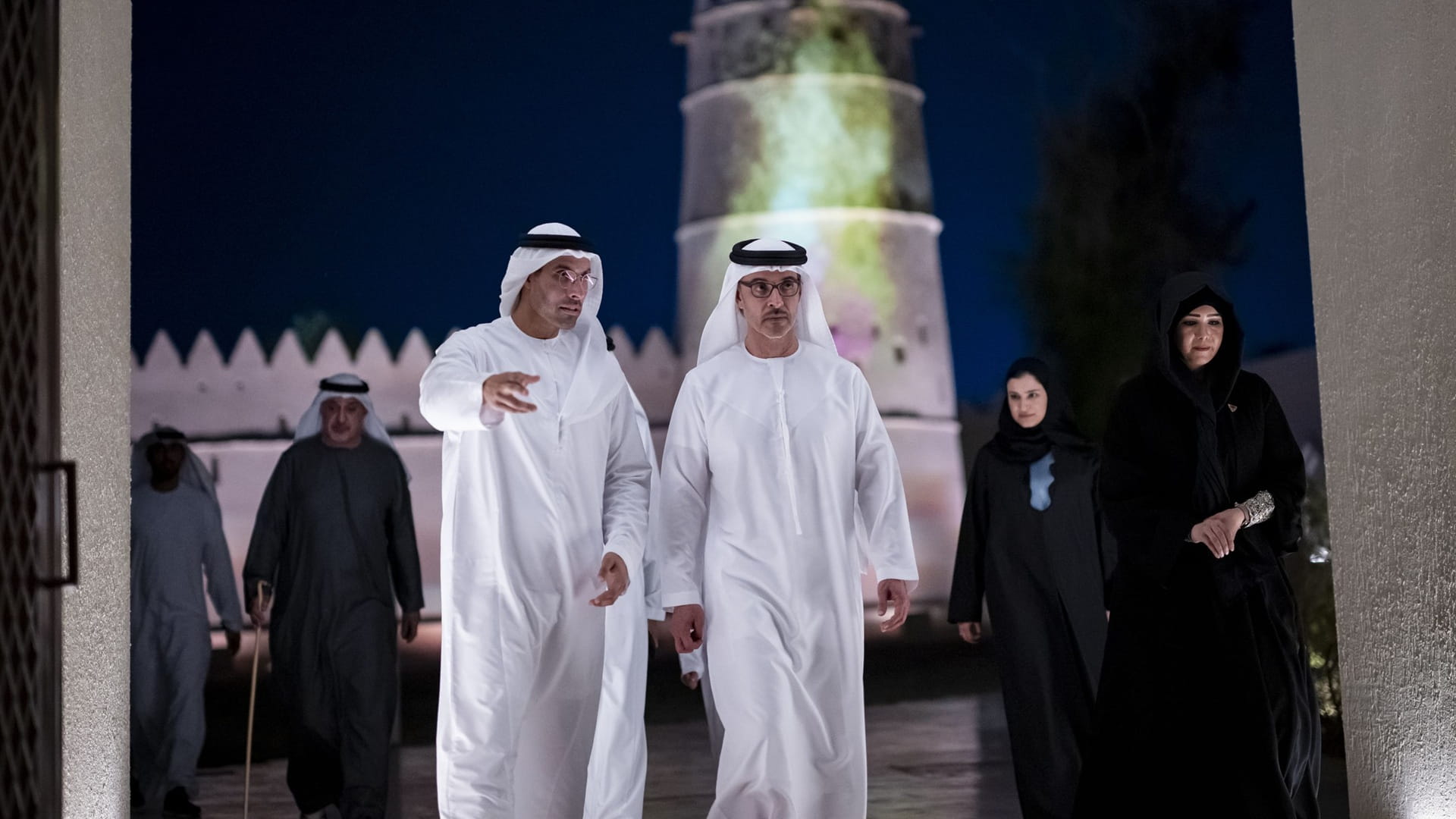 هزاع بن زايد يشهد حفل إعادة افتتاح متحف العين بعد عملية الترميم  