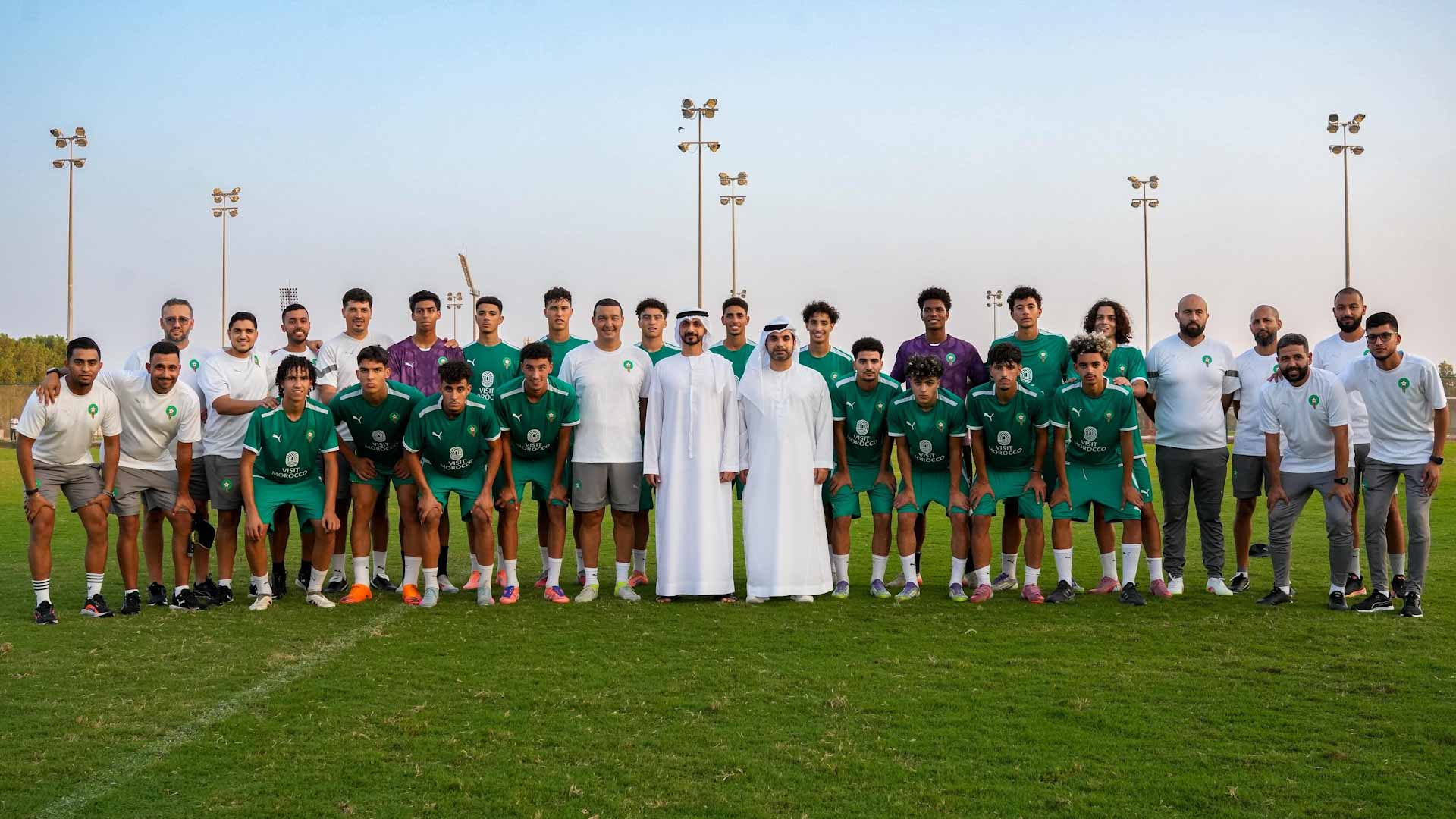 نادي الحمرية يستقبل بعثة منتخب المغرب للناشئين تحضيراً لكأس العالم 