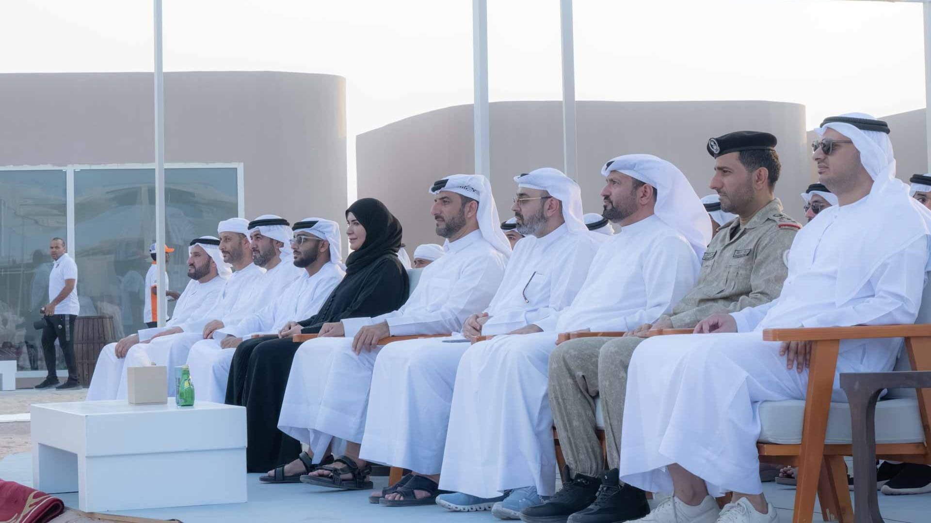 Sultan bin Ahmed witnesses Sir Bu Nair Festival closing