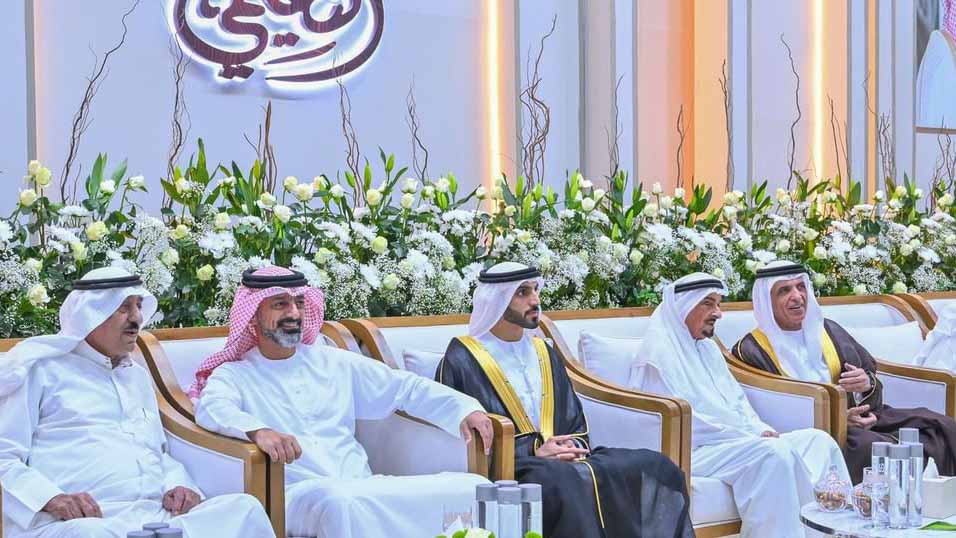 حكام عجمان وأم القيوين ورأس الخيمة يحضرون أفراح النعيمي 