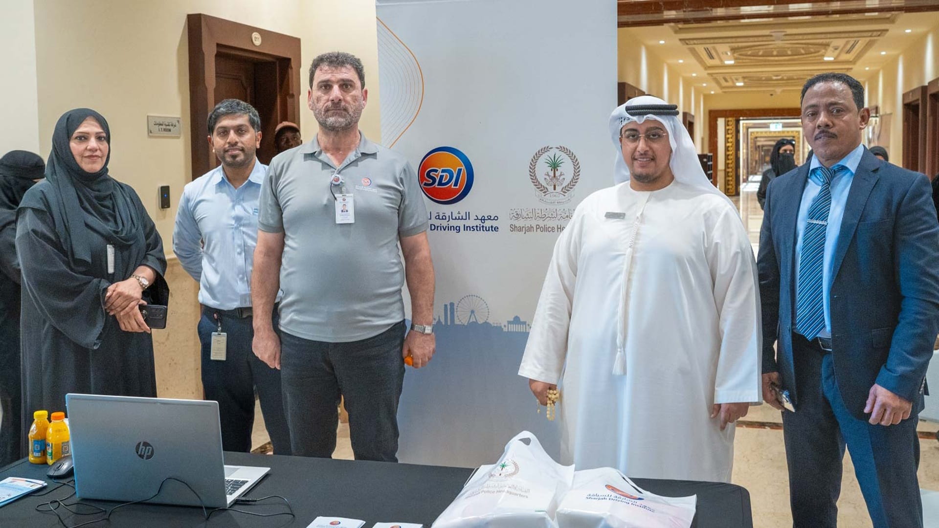 Sharjah Driving Inst. promotes road safety at university event
