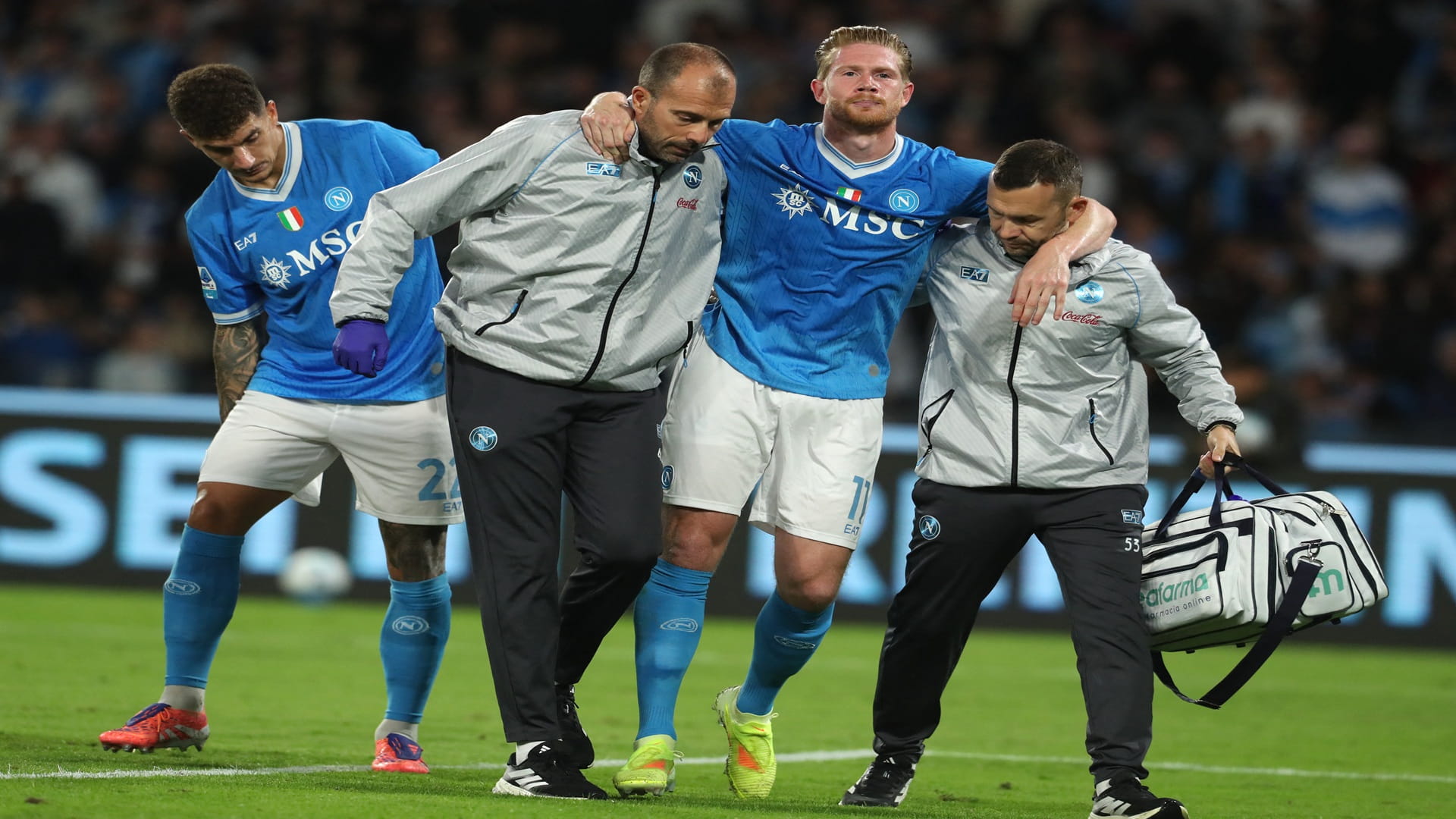 Napoli lose star Kevin De Bruyne to two-month injury