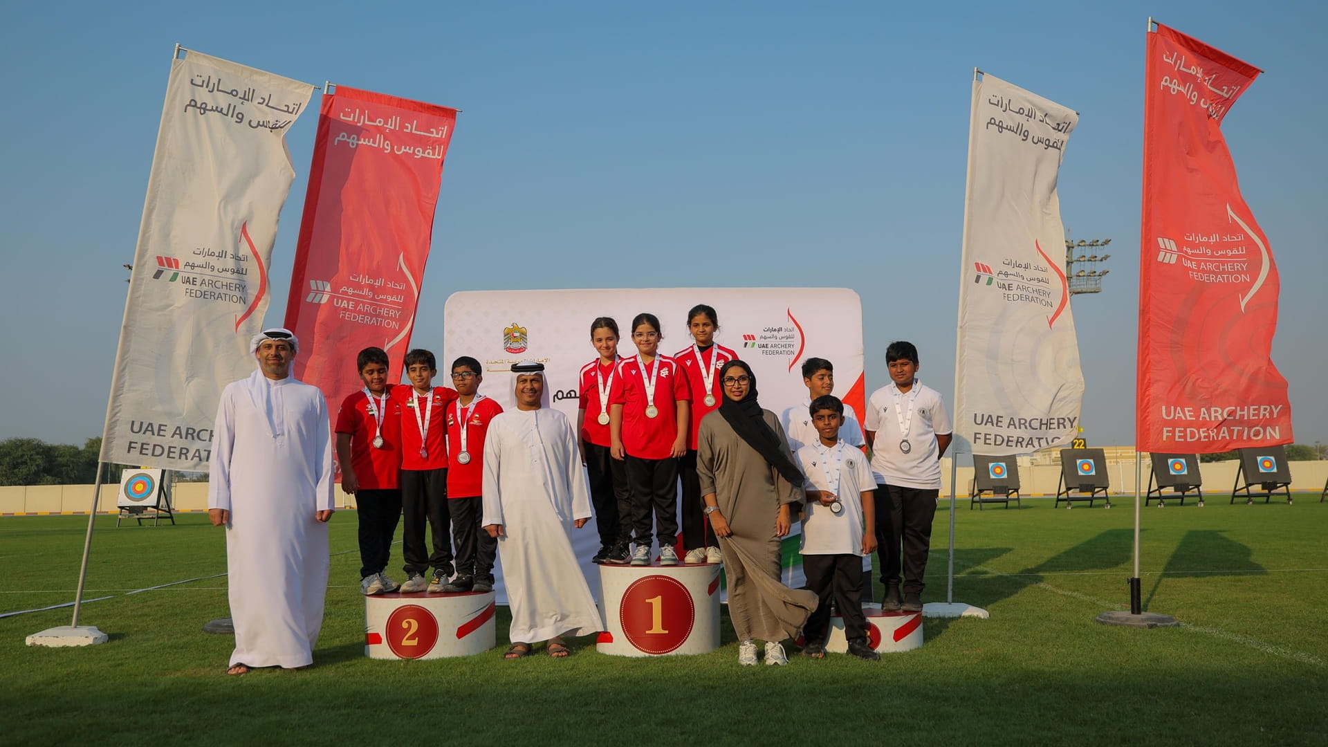 Sharjah Women's Sports shines in the UAE Archery League 1st stage 