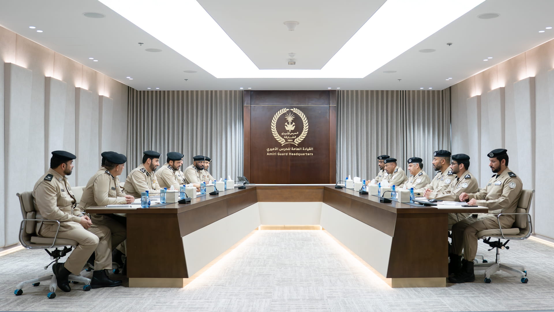 Jassim Al Khayal receives Civil Defence delegation  