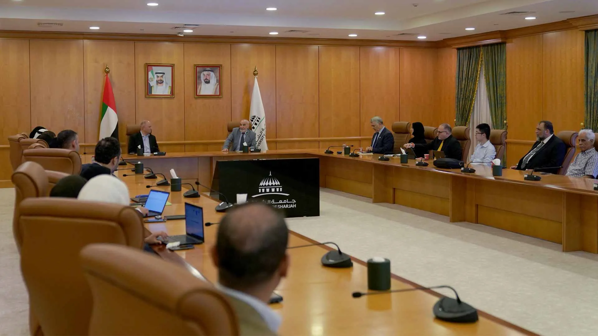 University of Sharjah and SNOC review joint research projects