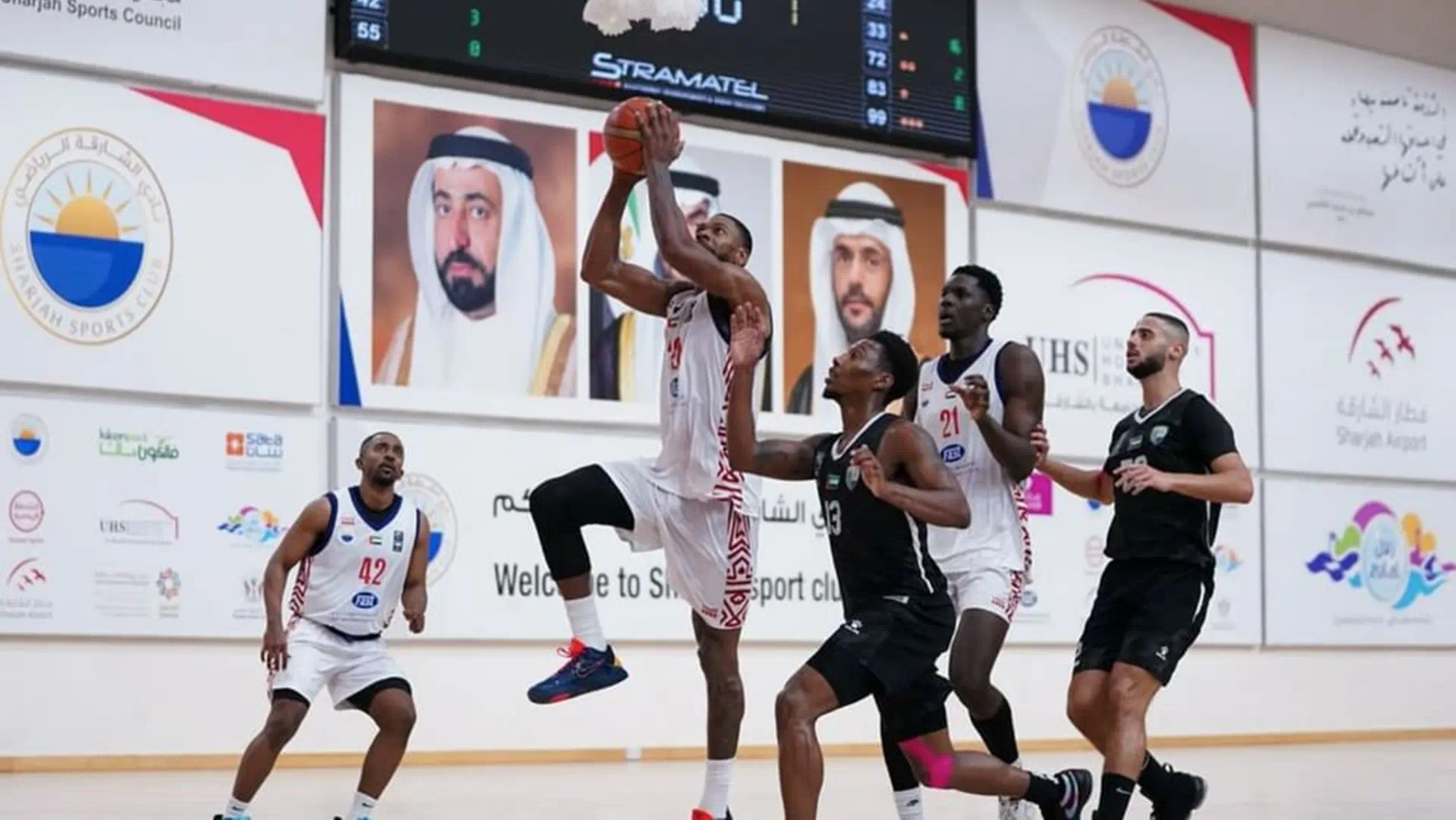 Sharjah and Al Batayeh maintain lead in men’s basketball league