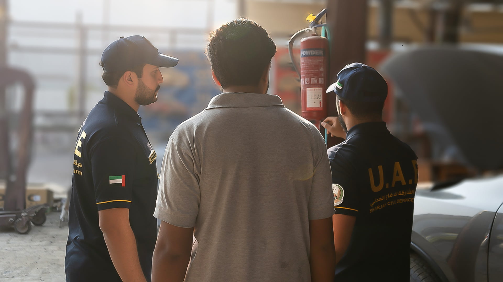 "دفاع مدني الشارقة" يواصل عمليات التفتيش في مختلف المناطق 