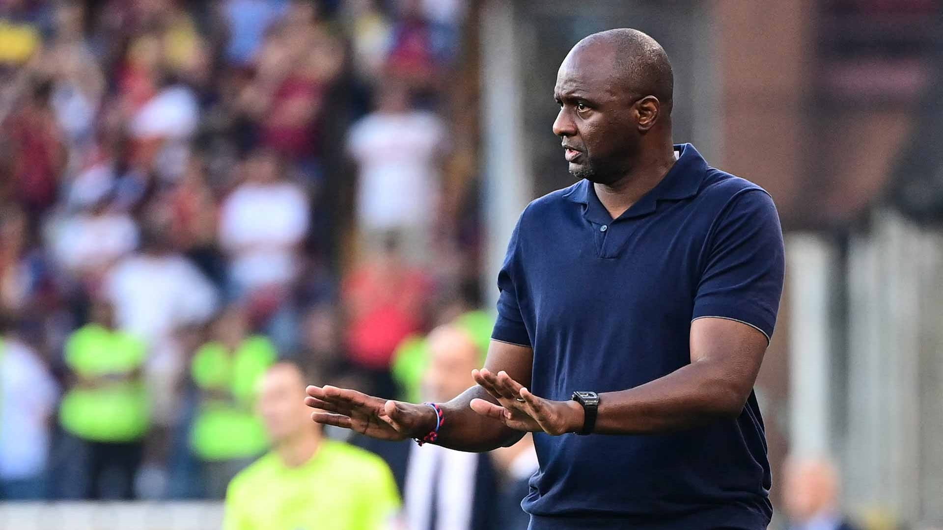 Genoa parts ways with coach Patrick Vieira