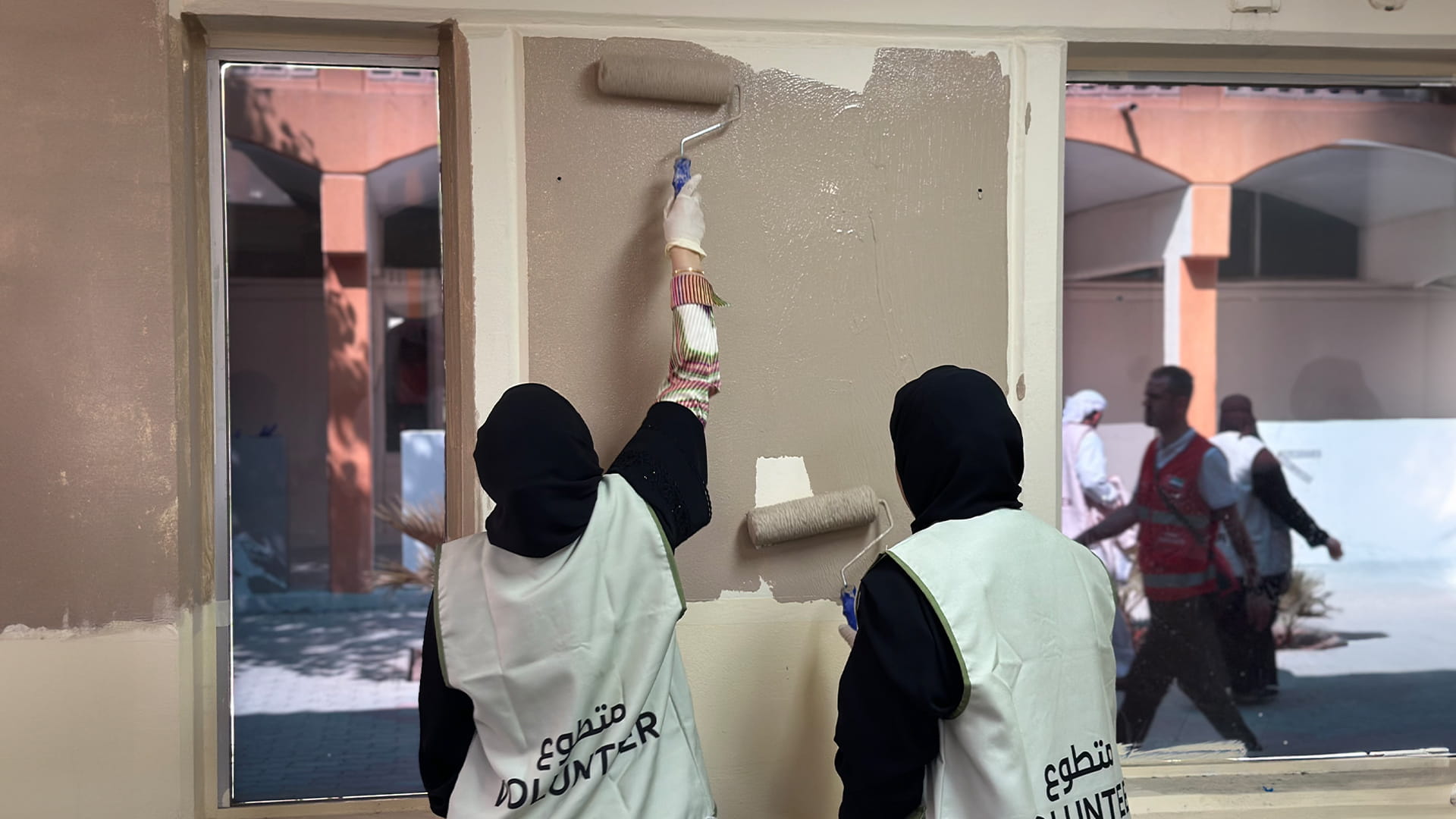 Sharjah volunteers renovate Al Ahliah School 