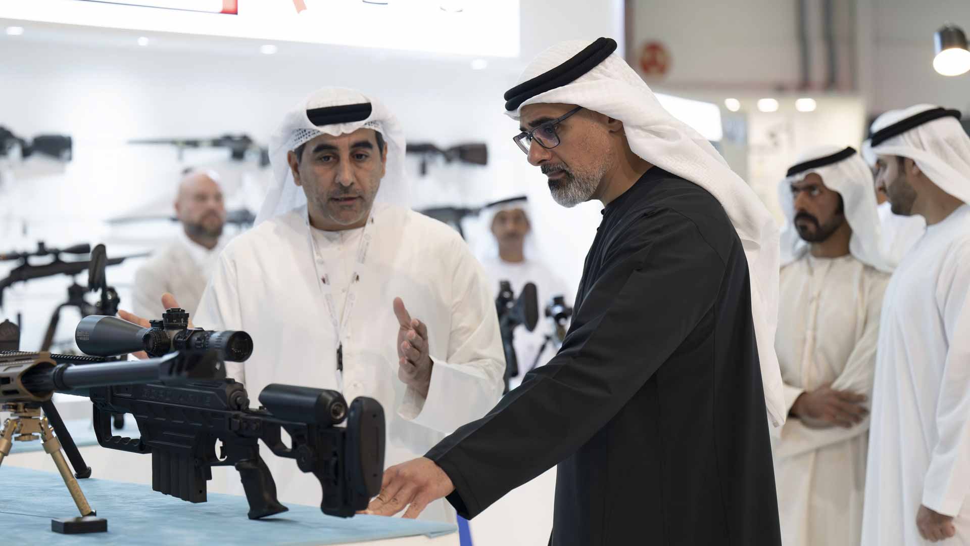 خالد بن محمد بن زايد يزور معرض أبوظبي الدولي للصيد والفروسية 