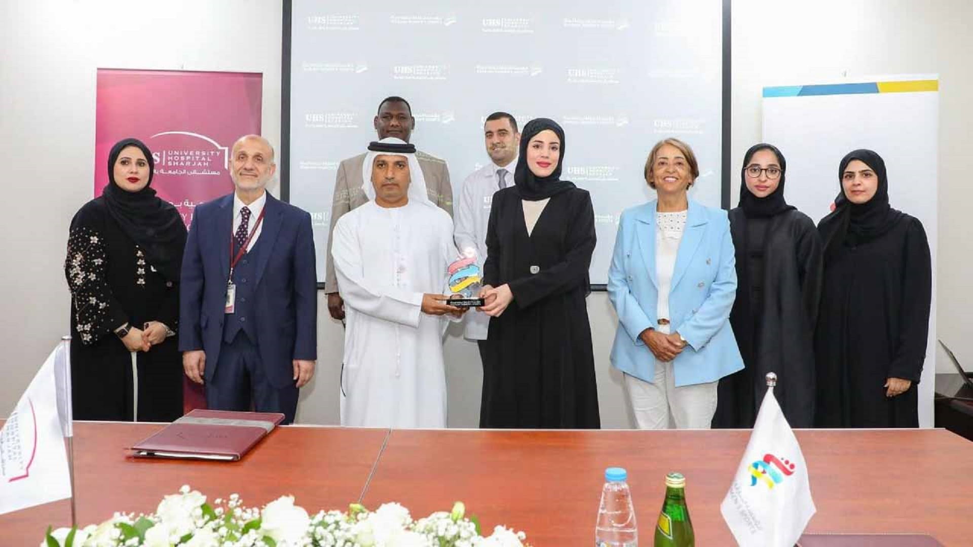 "الشارقة لرياضة المرأة" ومستشفى الجامعة توقّعان اتفاقية تعاون 