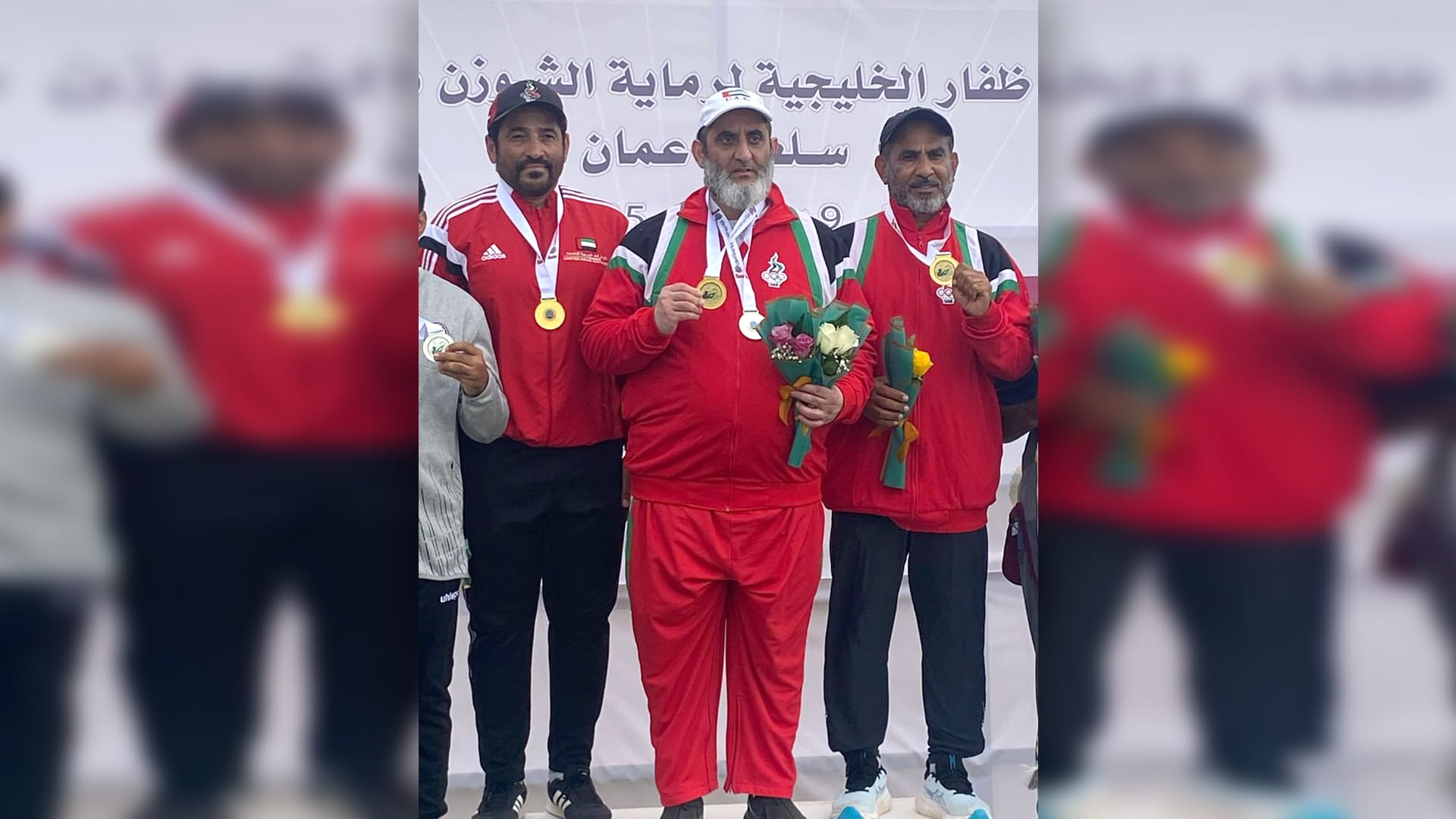 منتخب الإمارات يتوج بذهبية بطولة ظفار الخليجية لرماية "الاسكيت"
