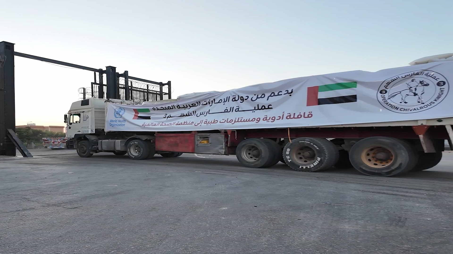 Over 10,000 tonnes of UAE aid entered Gaza Strip