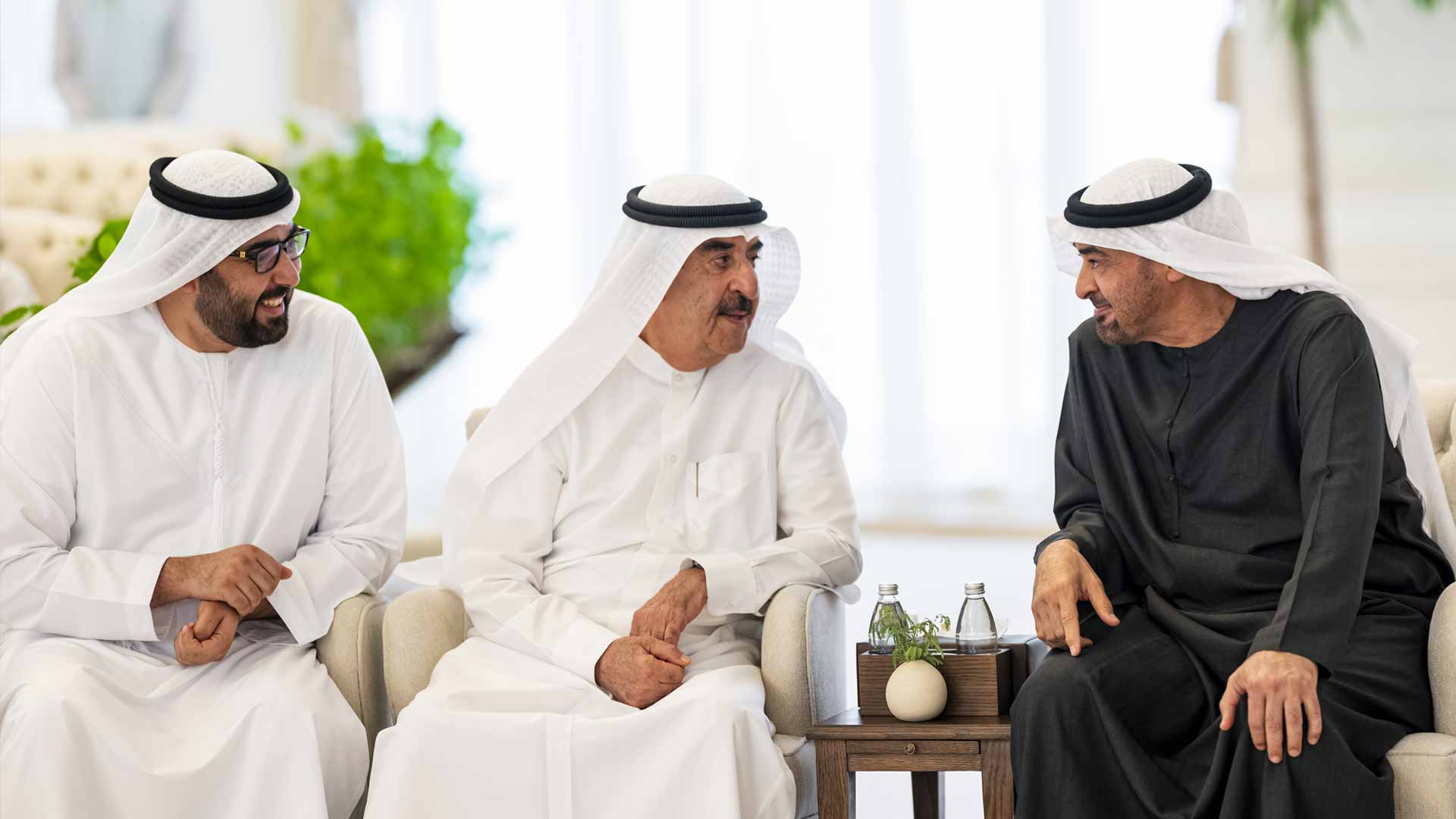 رئيس الدولة يبحث مع حاكم أم القيوين شؤون الوطن والمواطن