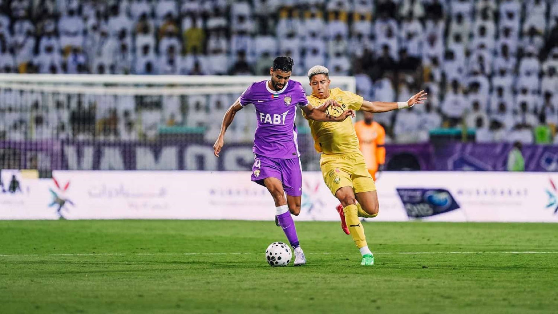 تعادل الوصل مع العين في قمة الجولة الثالثة لدوري أدنوك للمحترفين 