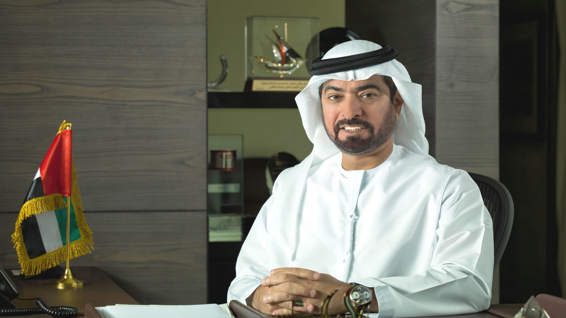 معالي الشيخ حمدان بن مبارك آل نهيان رئيس اتحاد الإمارات لكرة القدم 
