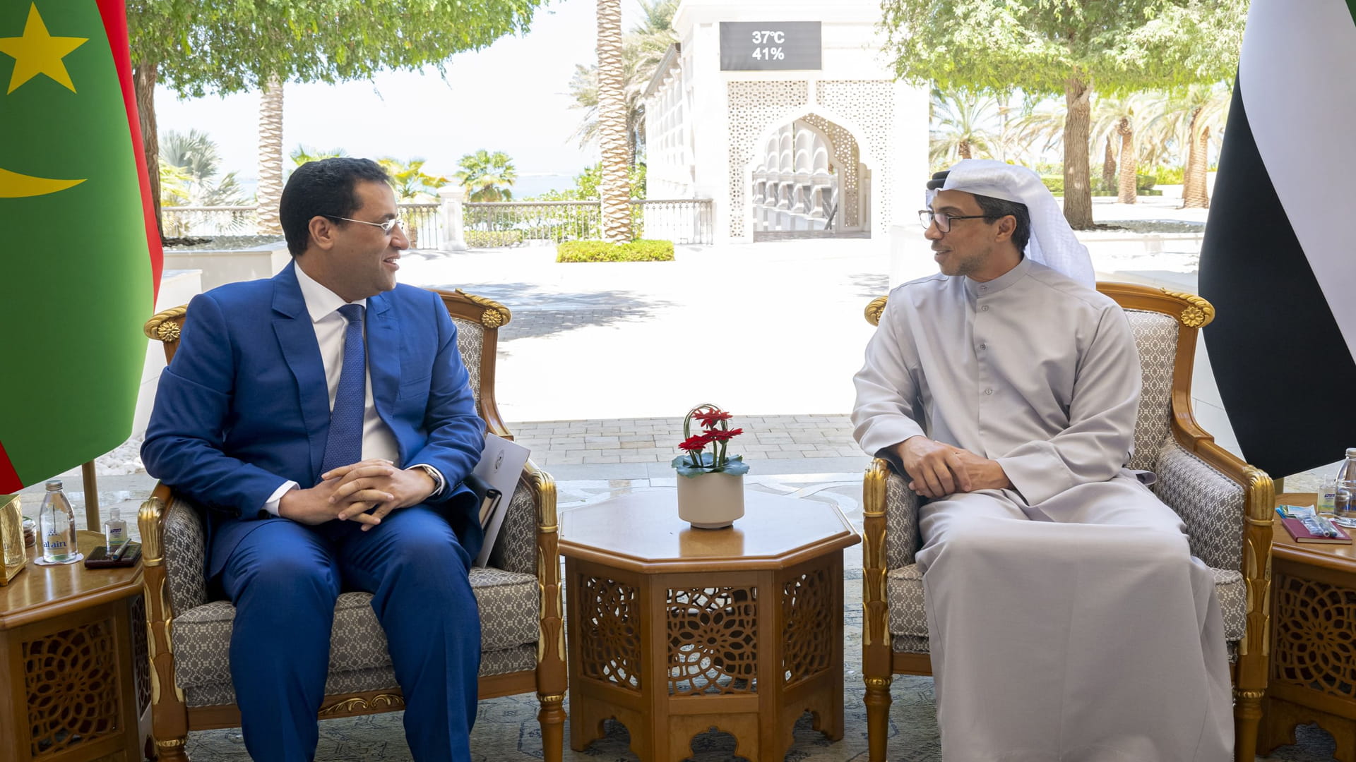 UAE President receives message from Mauritania counterpart