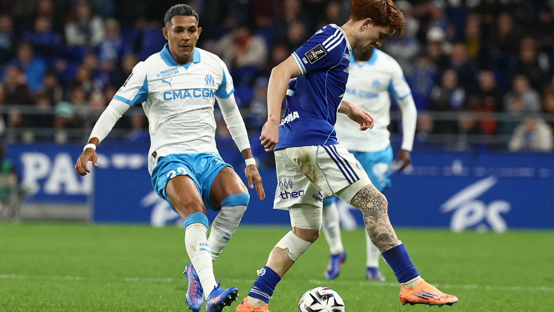 مرسيليا يقلب الطاولة على ستراسبورغ في الدوري الفرنسي  