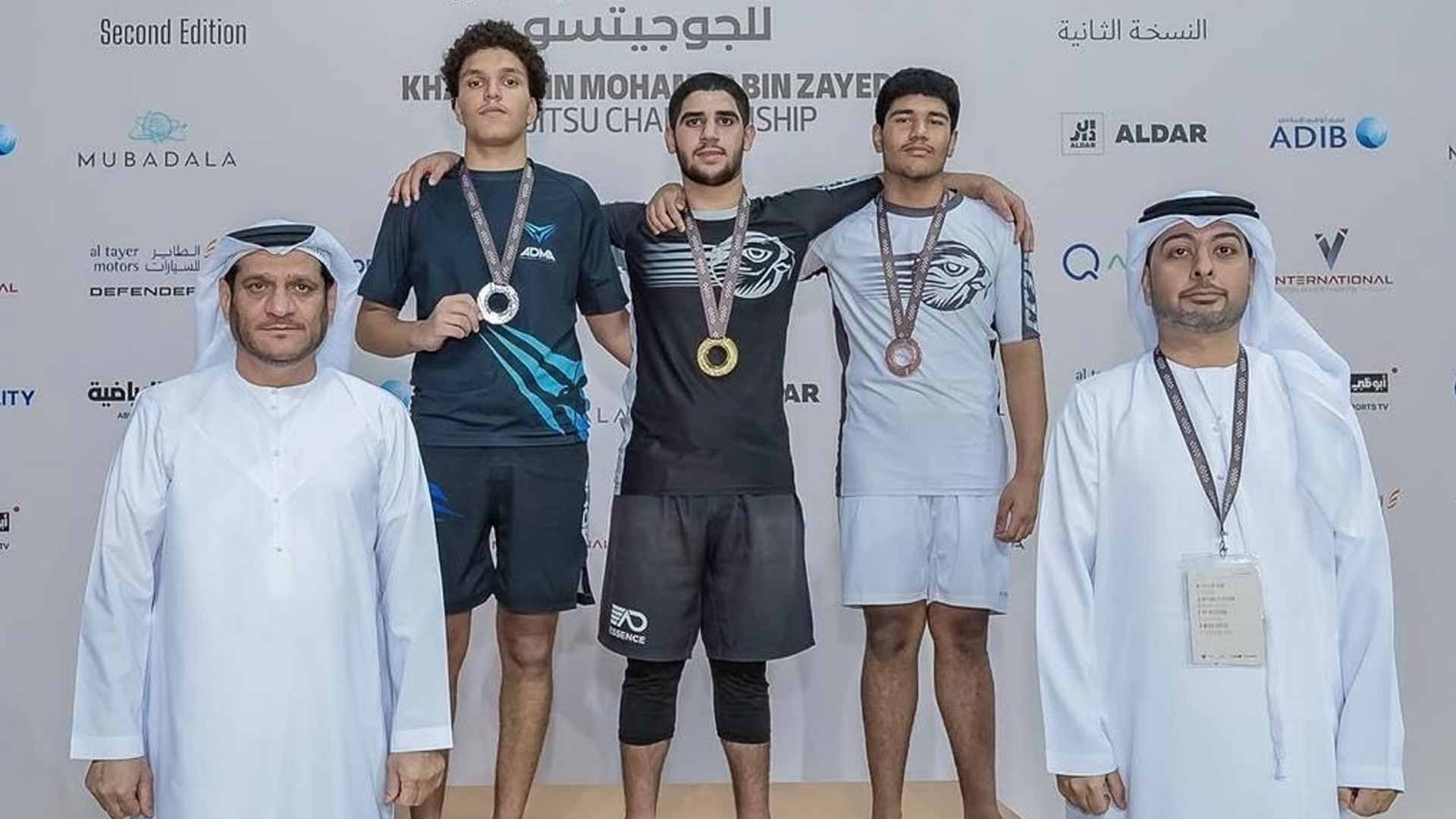 5ذهبيات لفريق الحمرية في بطولة خالد بن محمد للجوجيتسو 