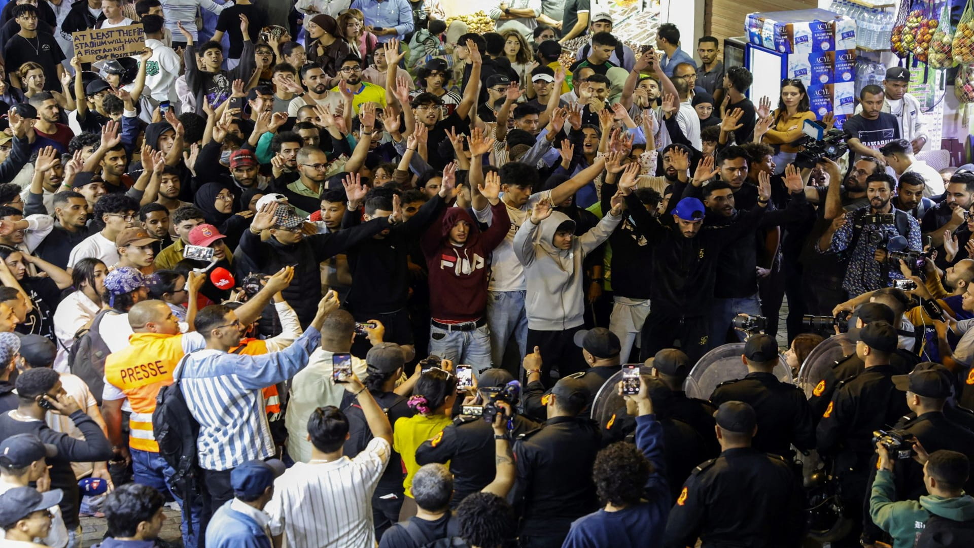 Violent clashes erupt in Morocco after days of protests