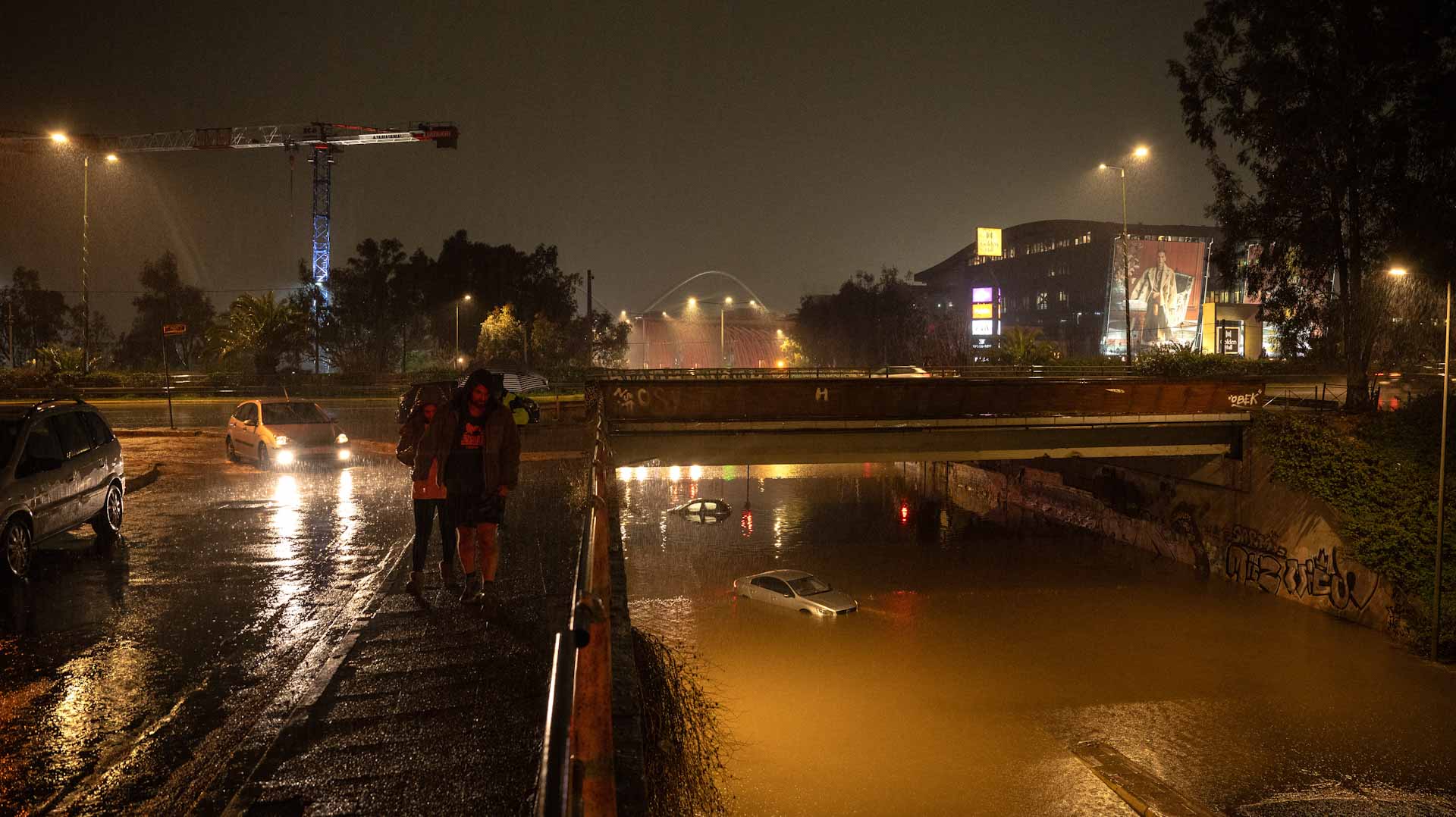 One dead as storm front pummels Greece