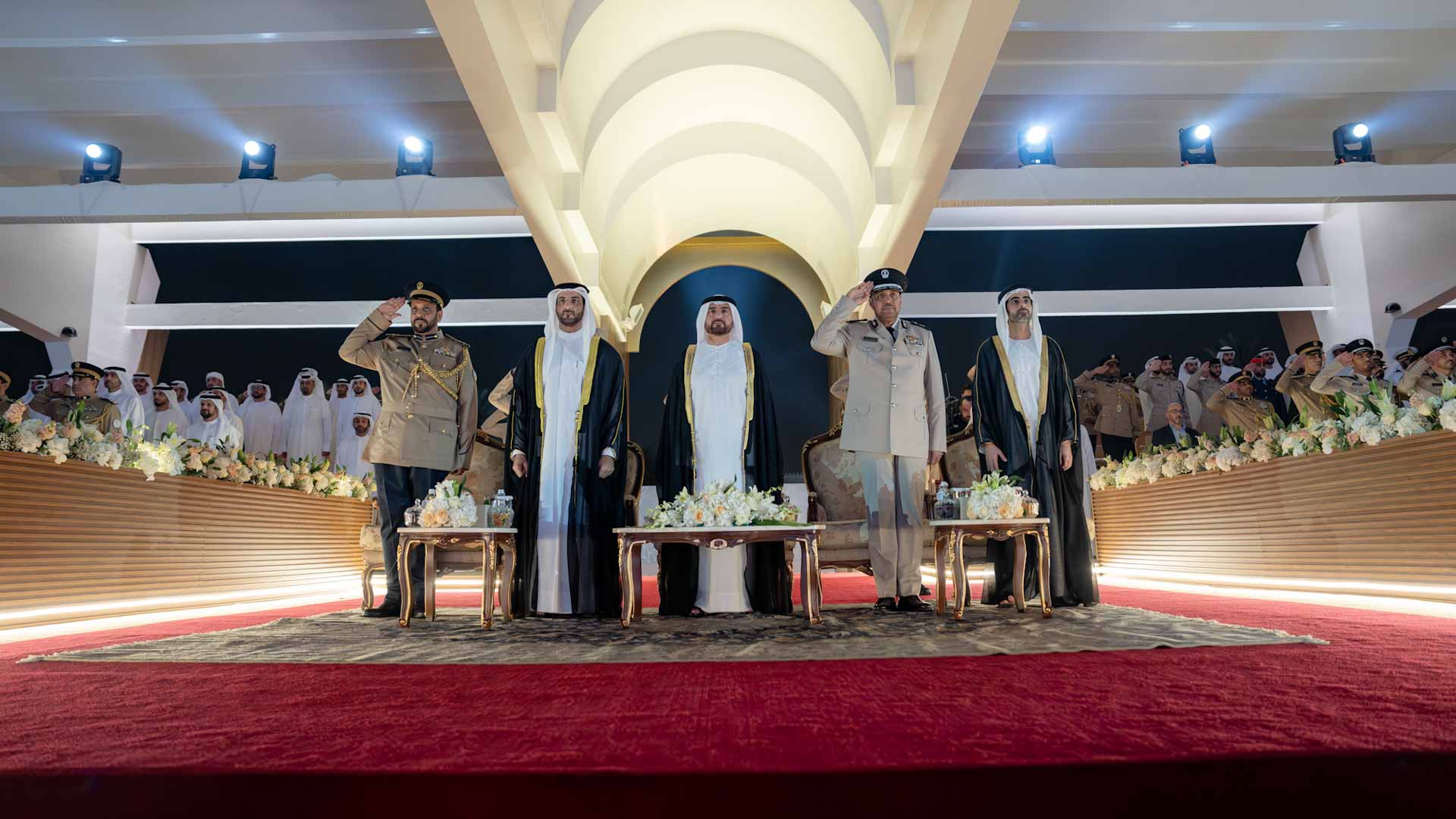 Abdullah bin Salem attends Sharjah Police Academy graduation 