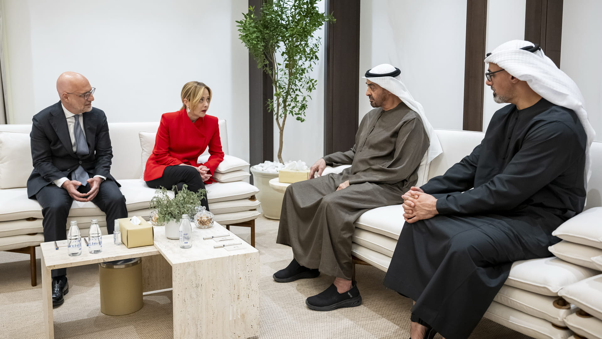 UAE President and Italian PM discuss regional developments 
