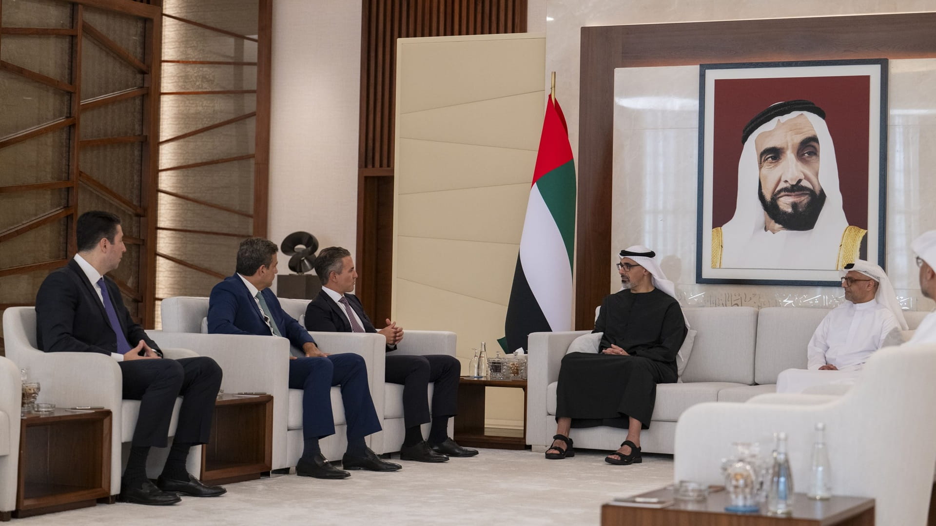 Khaled bin Mohamed bin Zayed meets Nubank CEO