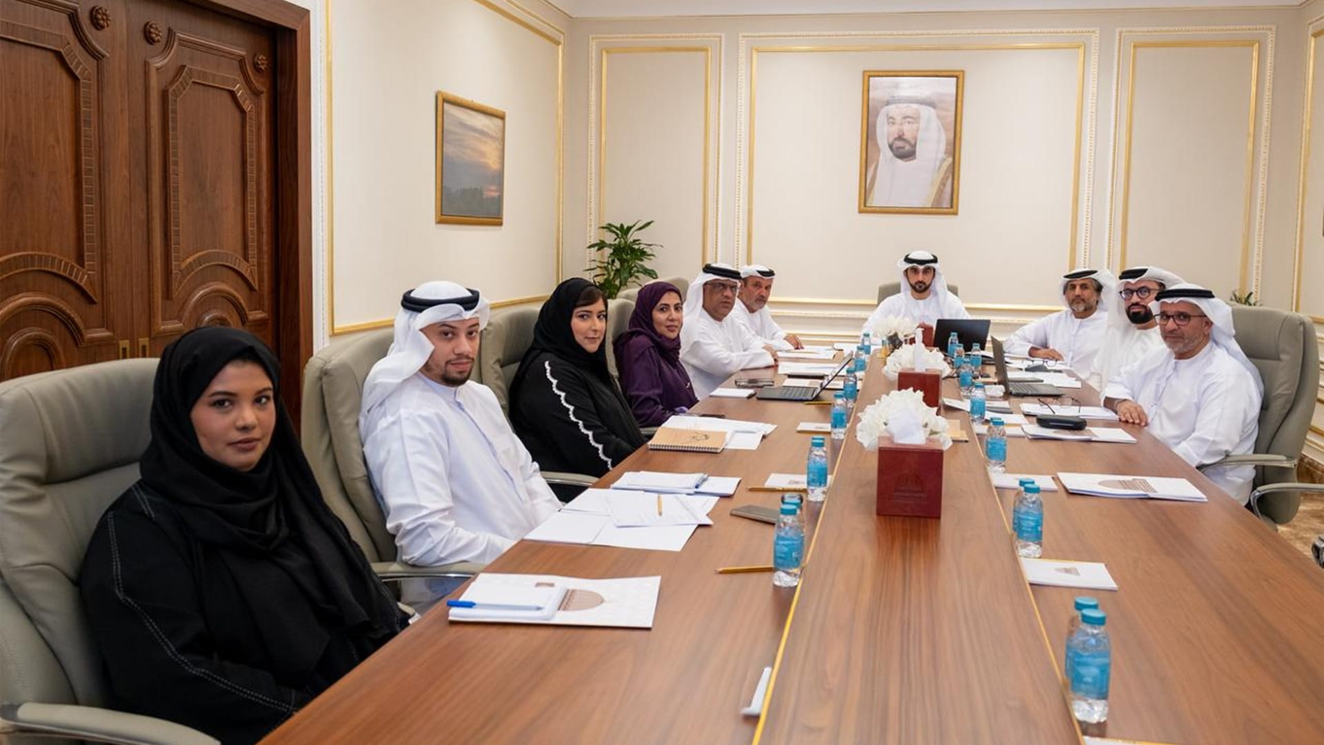 صورة بعنوان: "لجنة استشاري الشارقة" تناقش مشروع قانون تنظيم جامعة الفنون 2026 