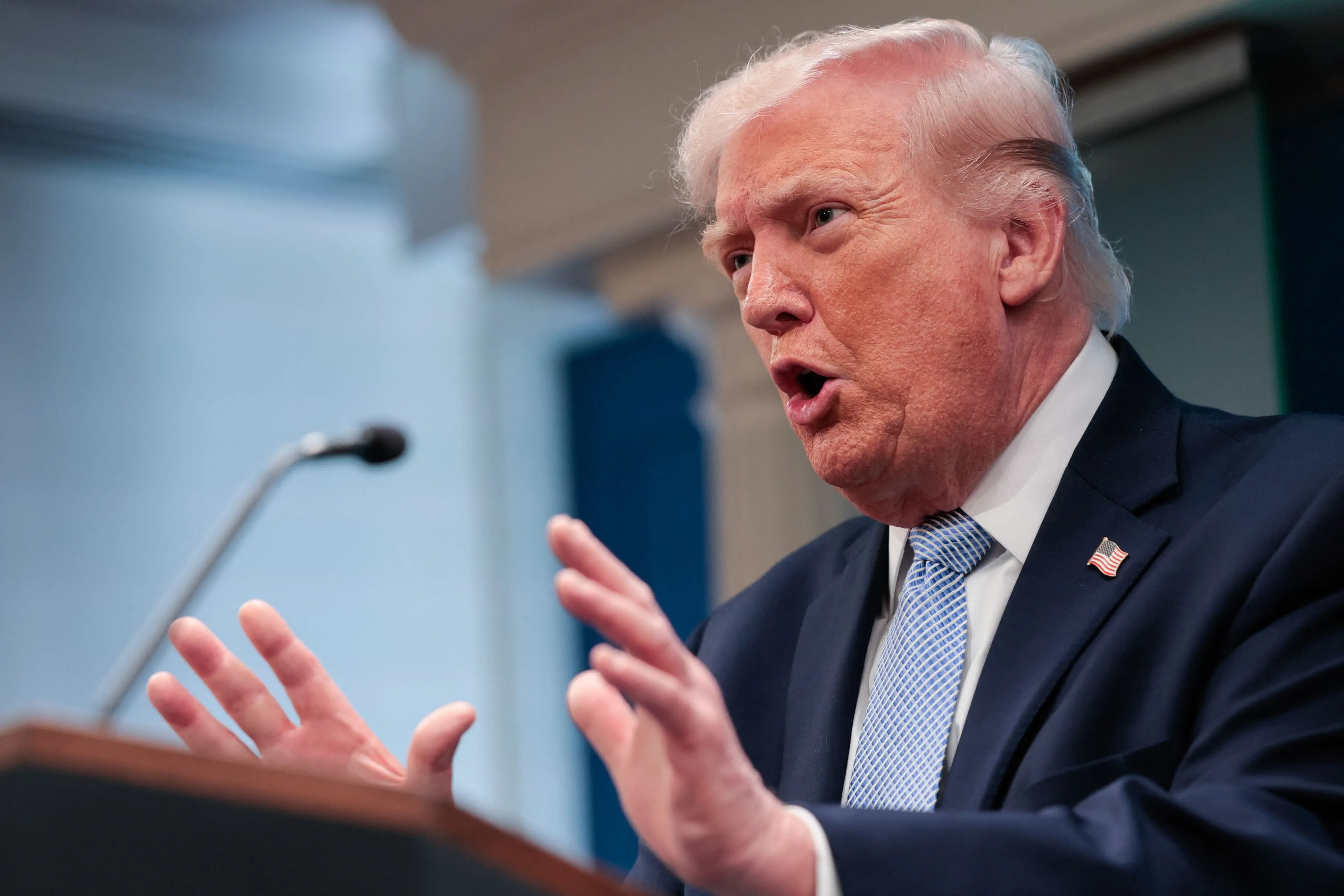 US President Donald Trump 